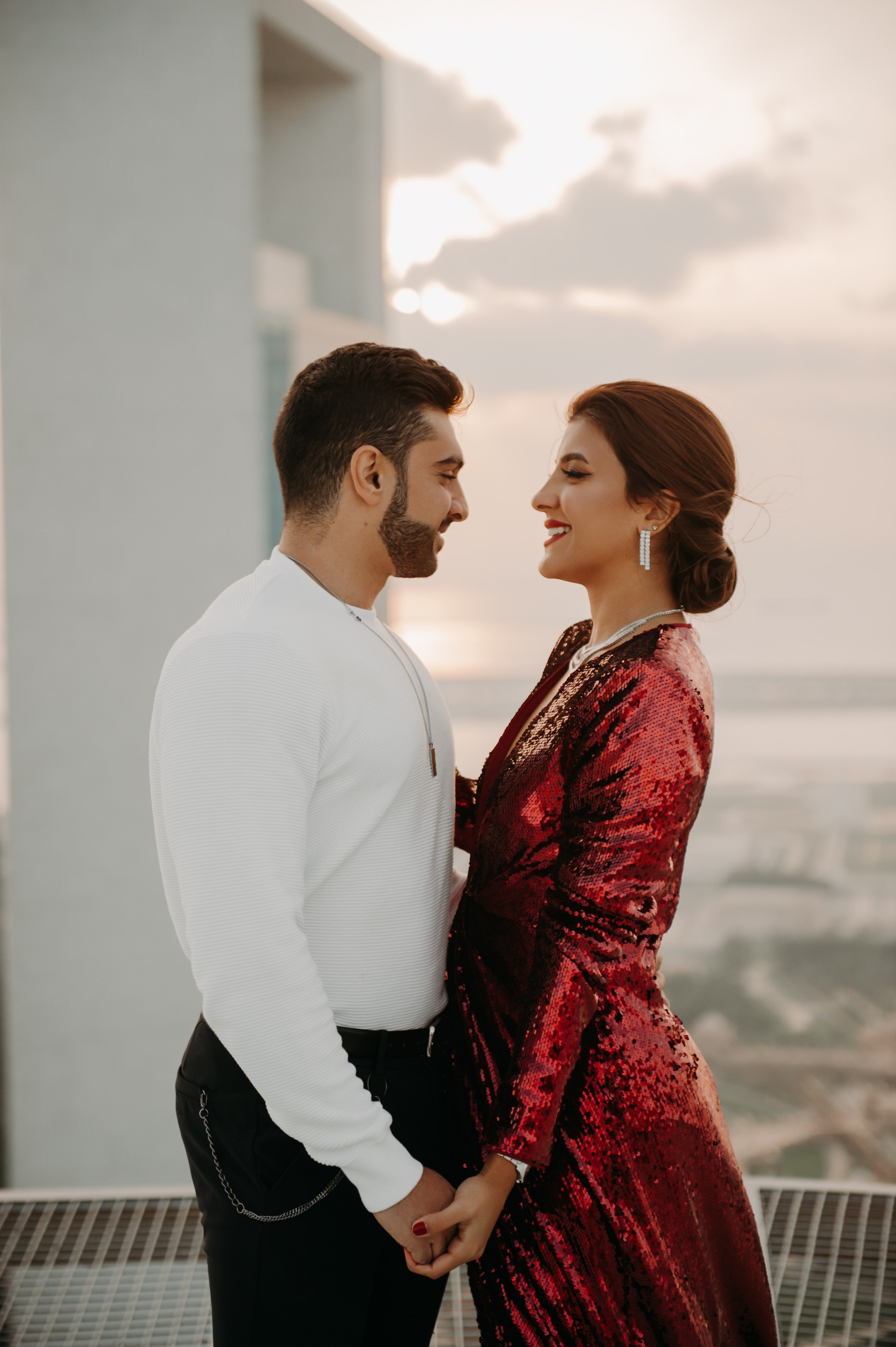 Love Story на высоте (Абу Даби). Фотограф в Москве и Санкт-Петербурге Дарина