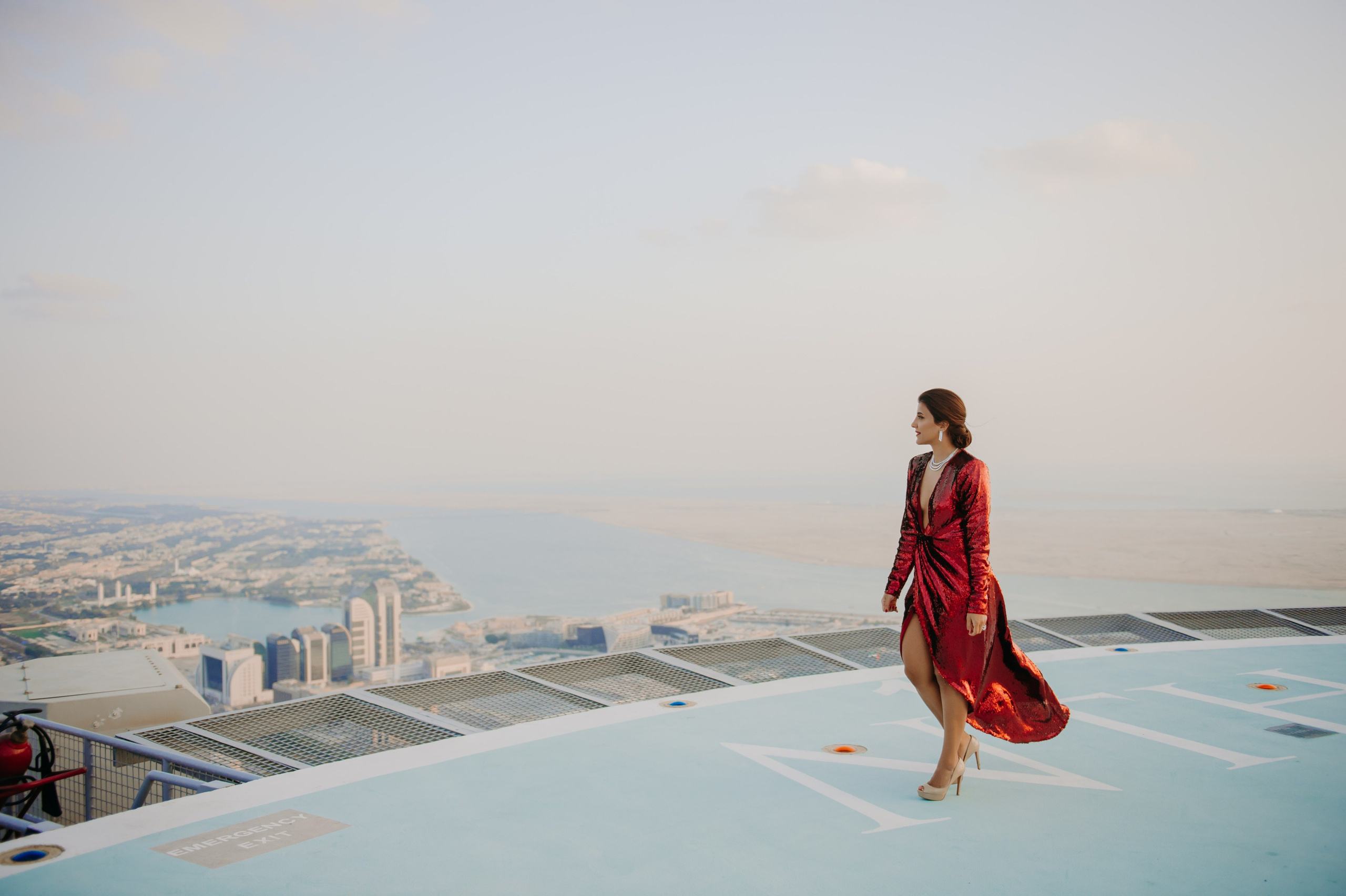 Love Story на высоте (Абу Даби). Фотограф в Москве и Санкт-Петербурге Дарина