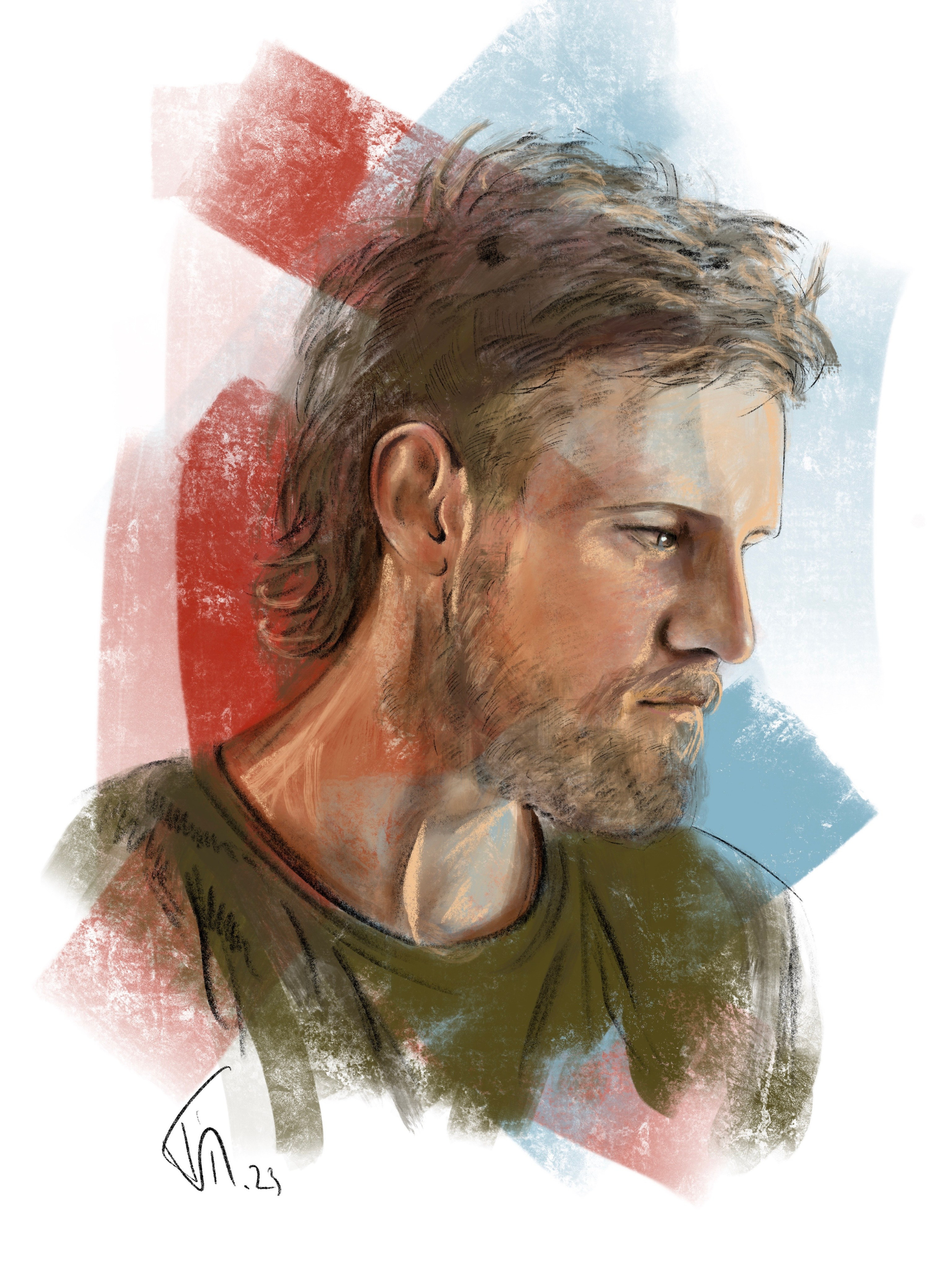 Digital. Portrait Artist and Illustrator Alevtina Golovin