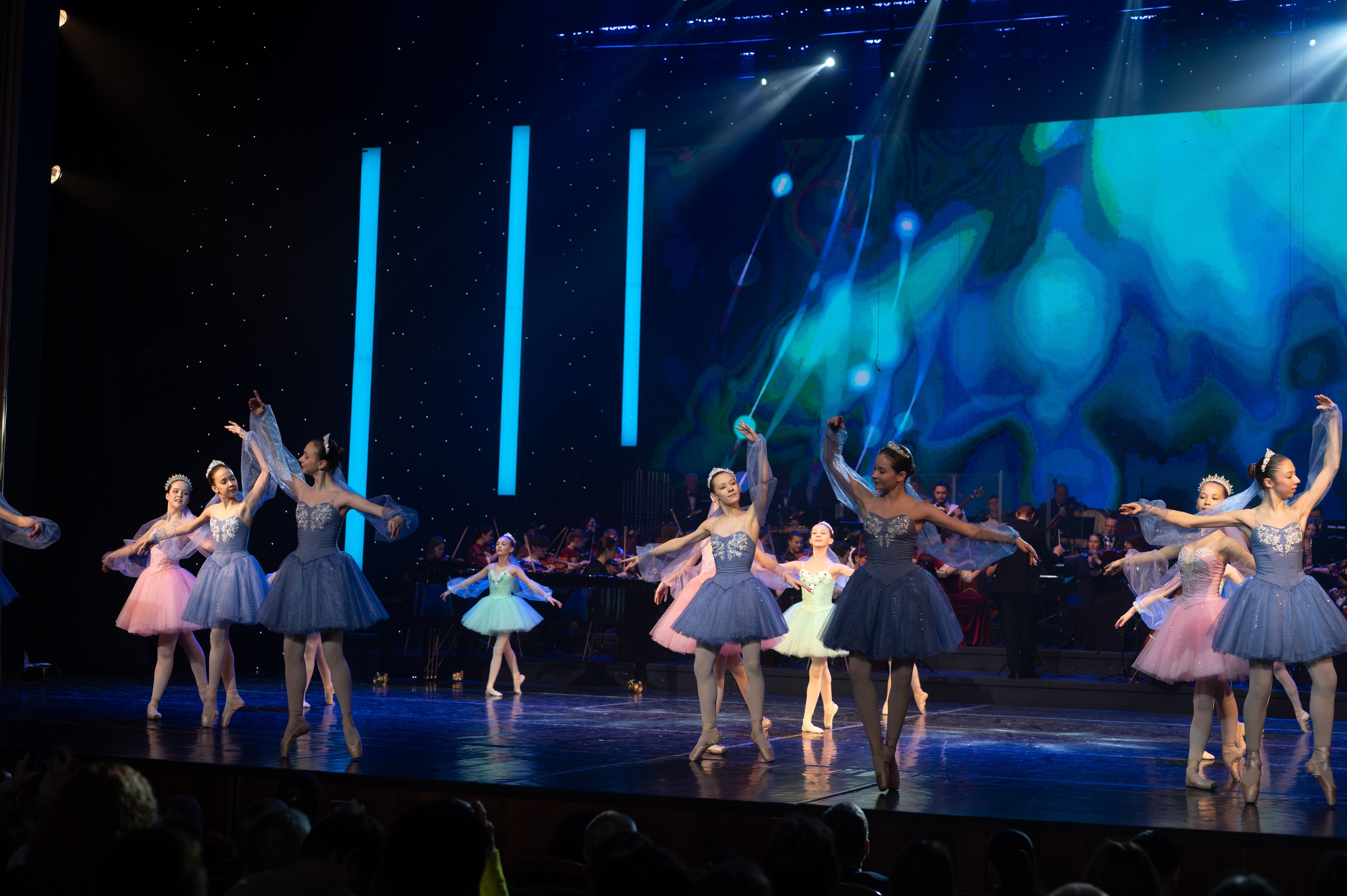 Отчетный концерт ДШИ «Гармония» «Зимняя гармония». Фотограф новорожденных, семейный детский в Тюмени Татьяна Морозова