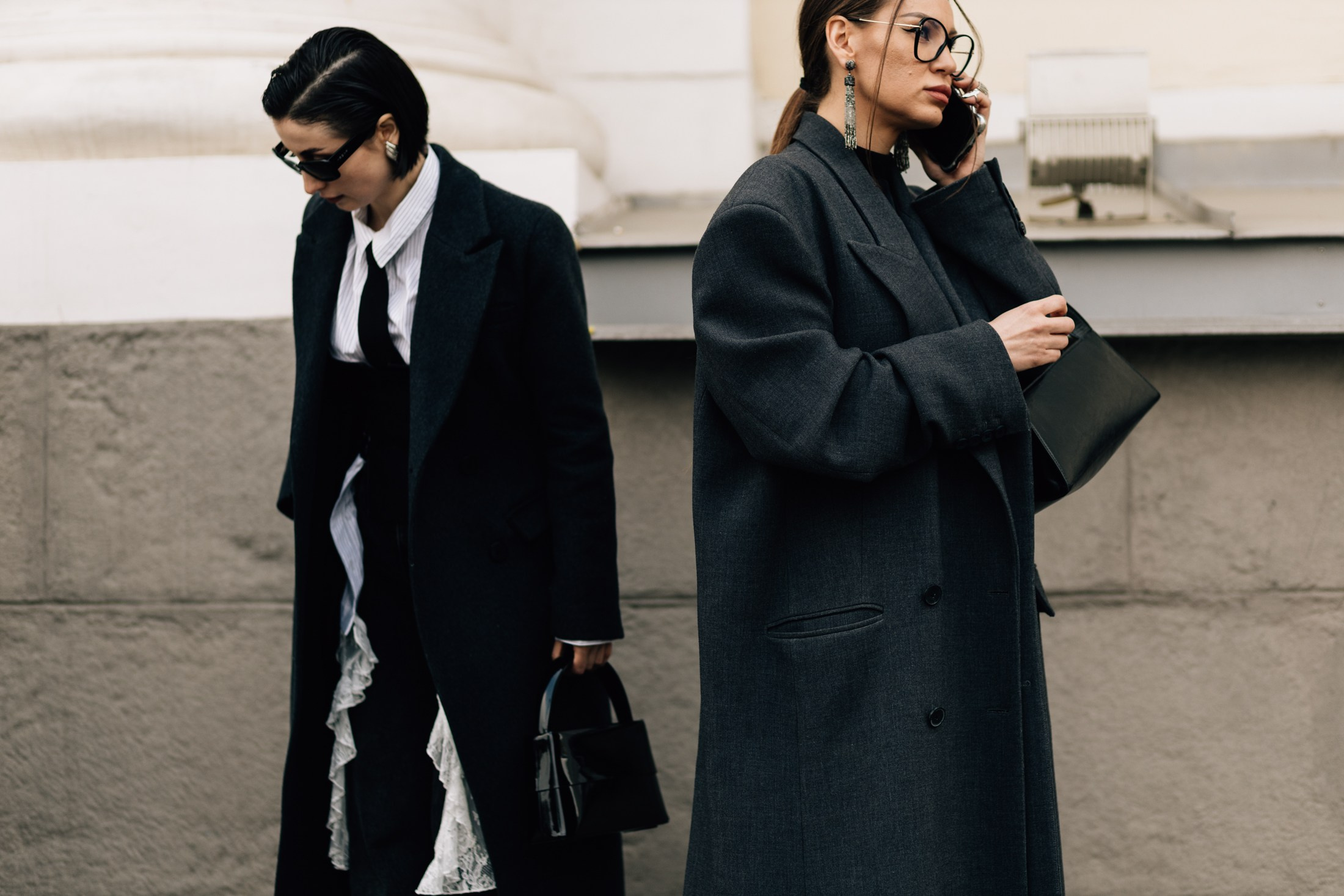 Moscow Fashion Week Streetstyle Day 1. Shami Pezhonov Photography