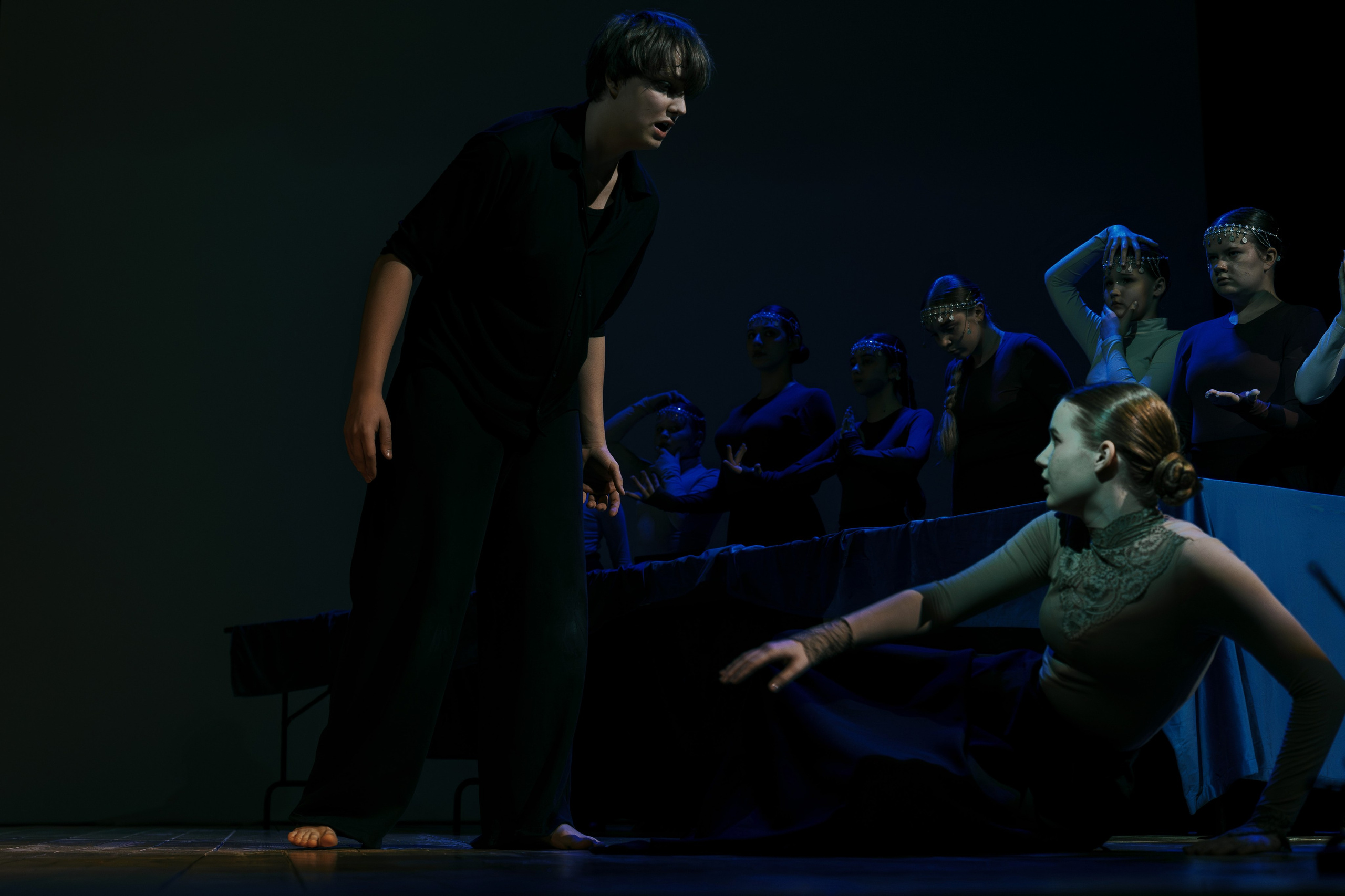 Спектакль «Демон» в постановке театральной студии «Волшебный мир театра». Фотограф Евгений Егоров