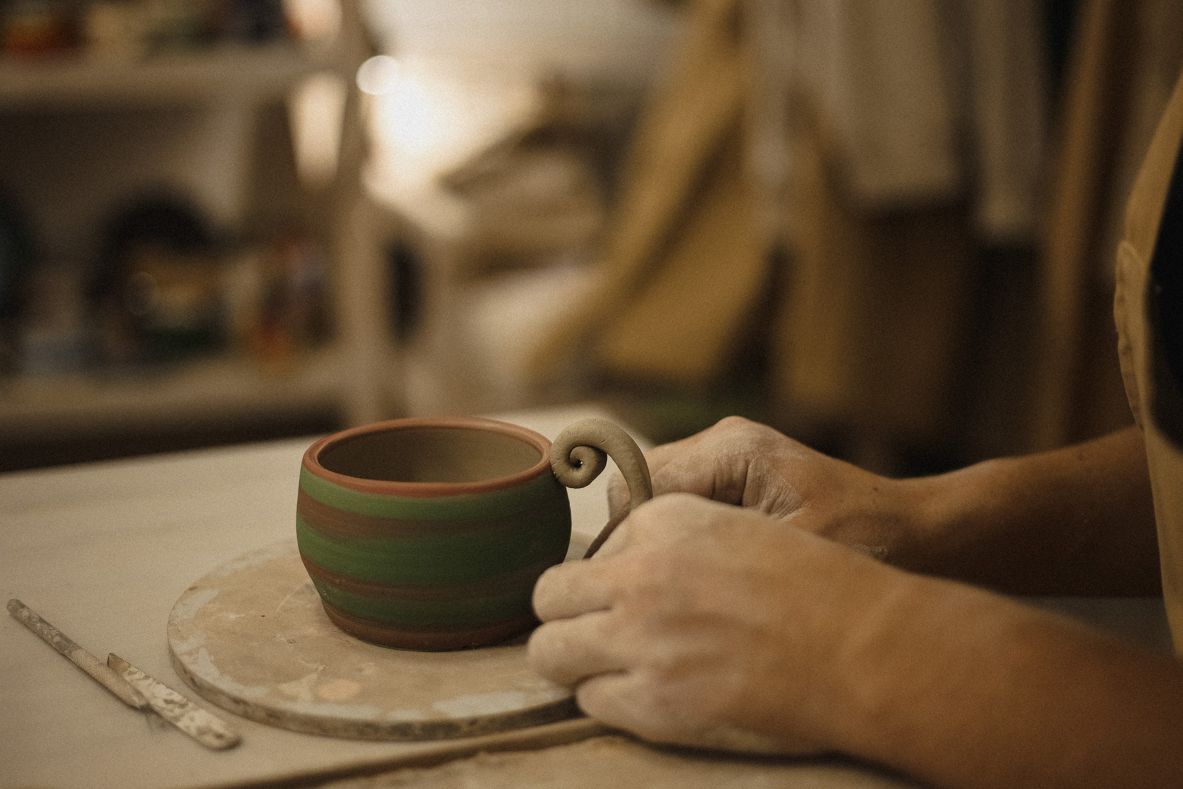 Парная фотосессия в гончарной мастерской. Семейный, love story, свадебный фотограф Анапа