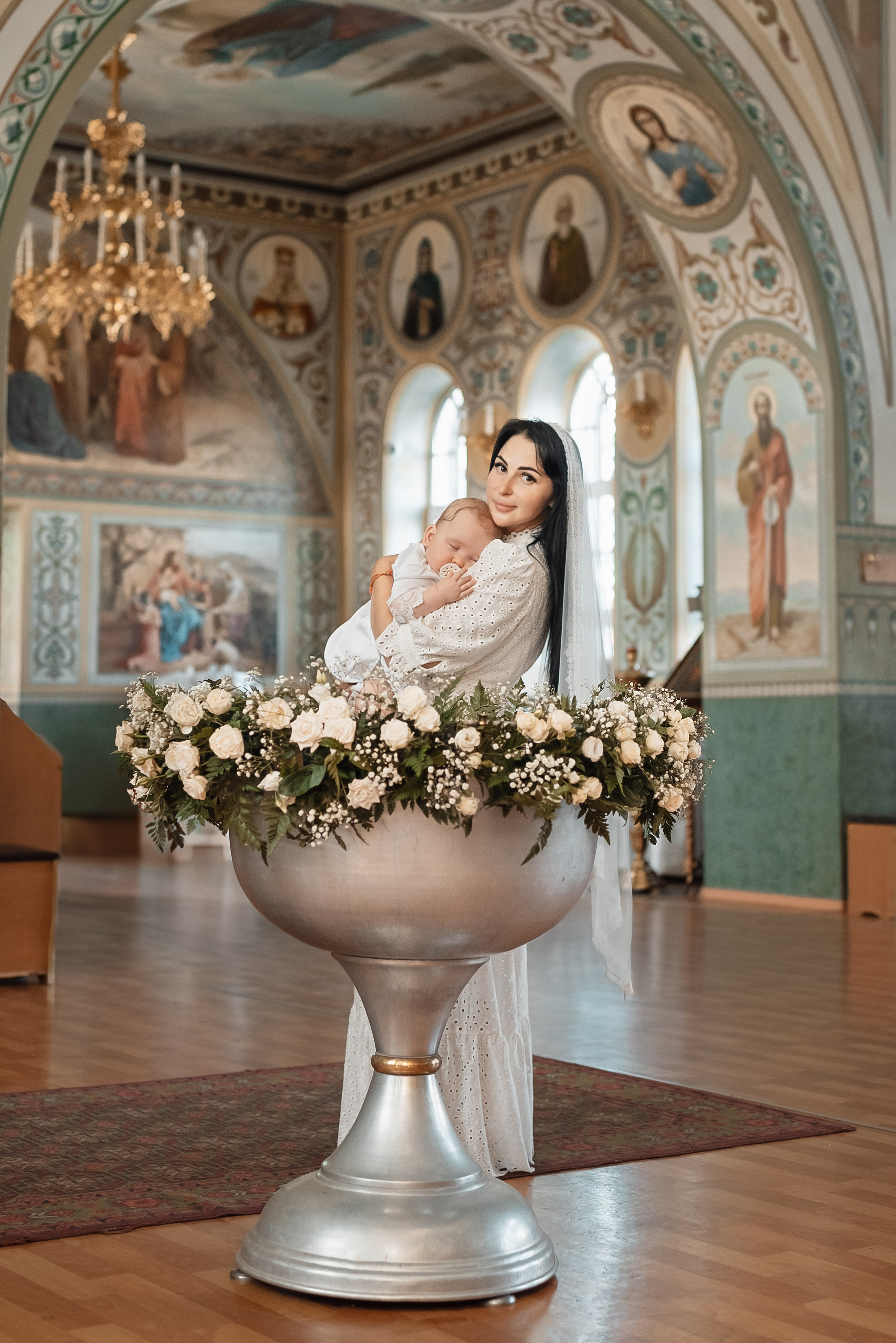 Крещение в храме Иоанна Богослова. Церковный фотограф на Таинство Крещения и Венчания в Оренбурге и Оренбургской области Екатерина Белкина