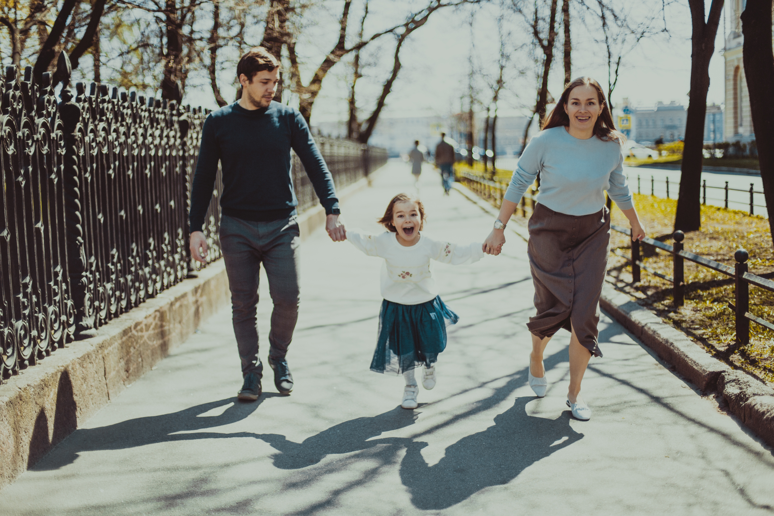 Катюшка, Мама и Папа. Детский, свадебный и семейный фотограф Юлия Курбатова, Санкт-Петербург