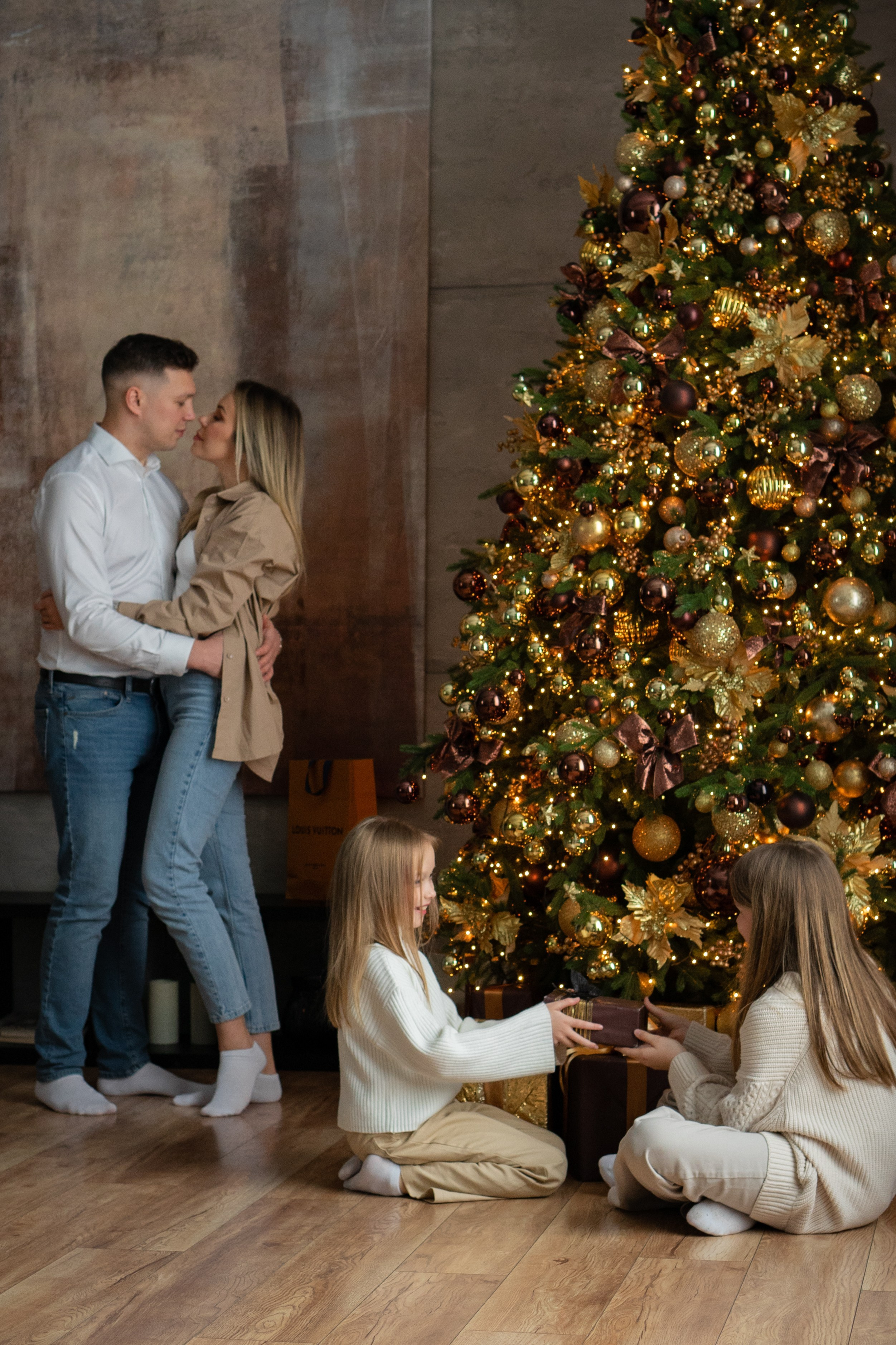 Семья К. Новогодняя история в студии