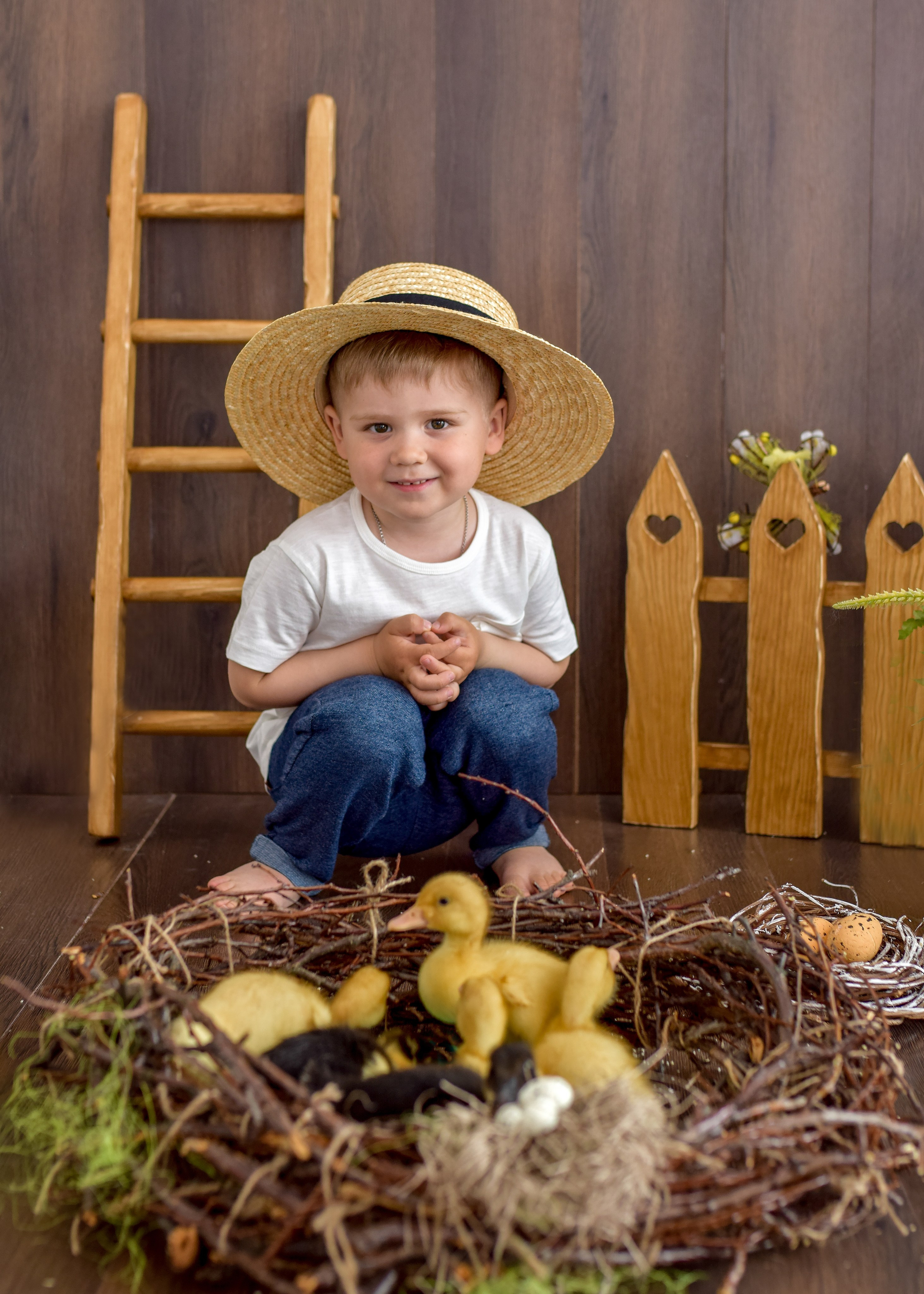 ПРОЕКТ «ПАСХАЛЬНЫЙ» С УТЯТАМИ. Фотограф в Ялте Инна Найден. Детский и семейный фотограф