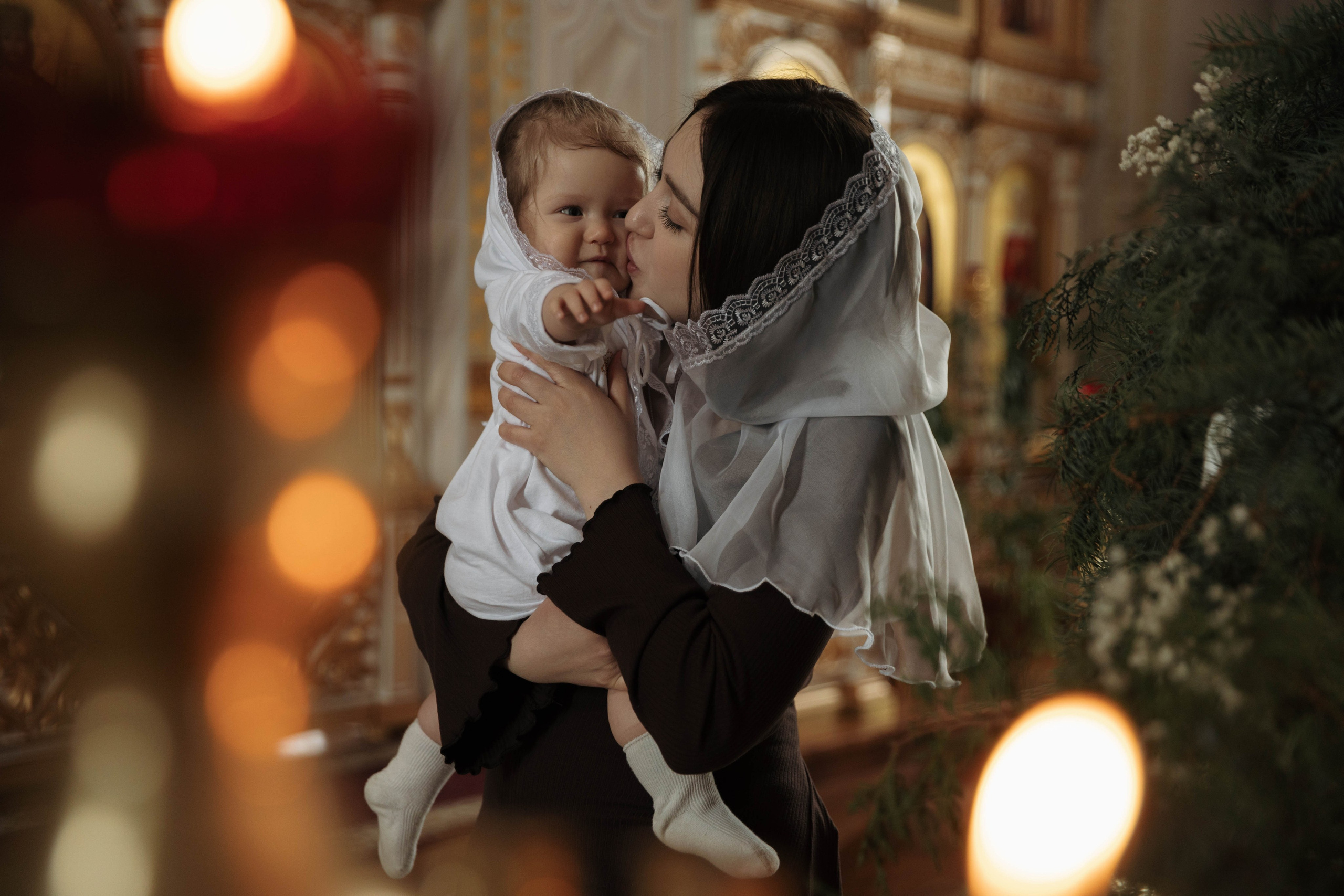 Таинство Крещения Владиславы. Фотограф Сальск Катерина