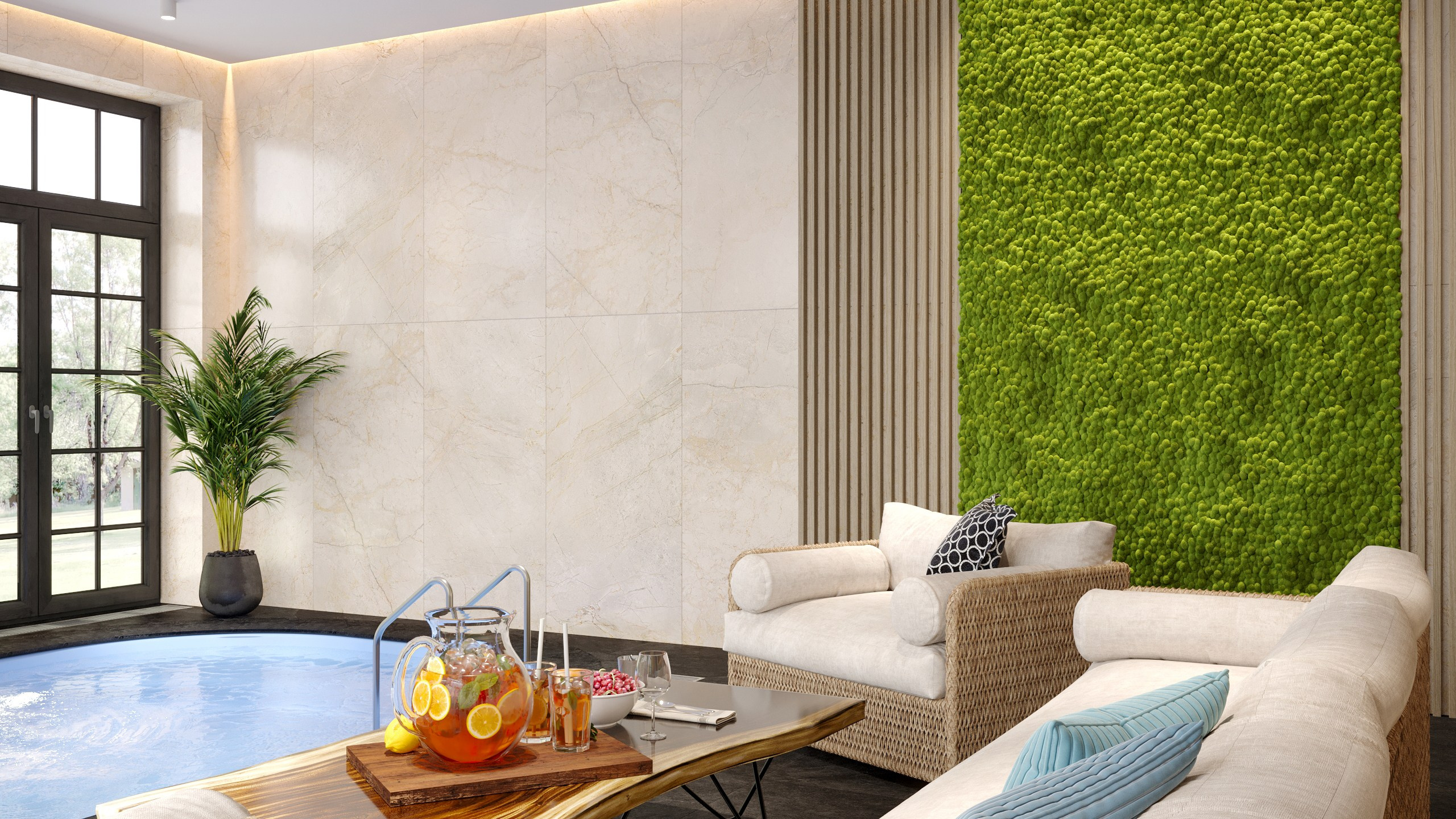 Бассейн. Intoo.ru — Дизайн интерьера в Москве. Частный дизайнер Роман Королев