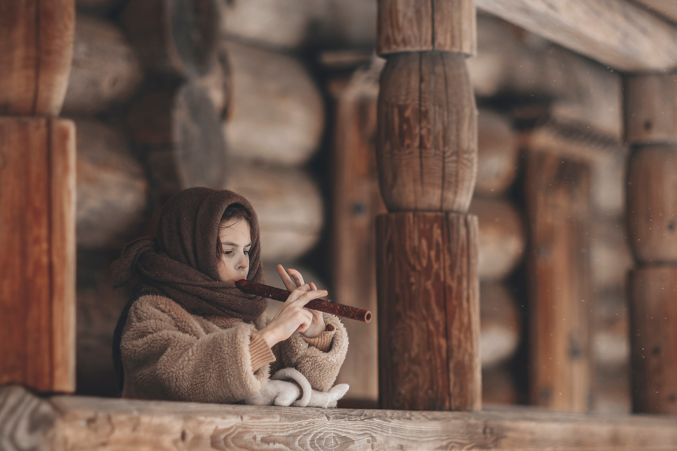 Зимняя уличная фотосессия большой дружной семьи в Истре. Профессиональный фотограф в Москве, Подмосковье