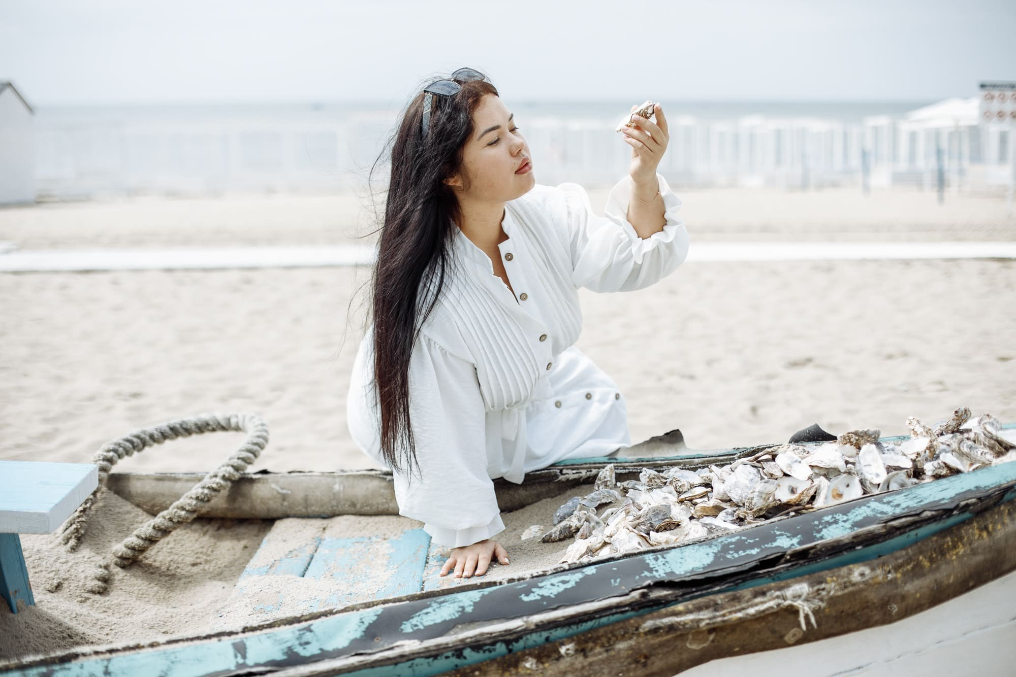 Фотосессия на заливе. Юлия Лисняк, контент-фотограф в Санкт-Петербурге