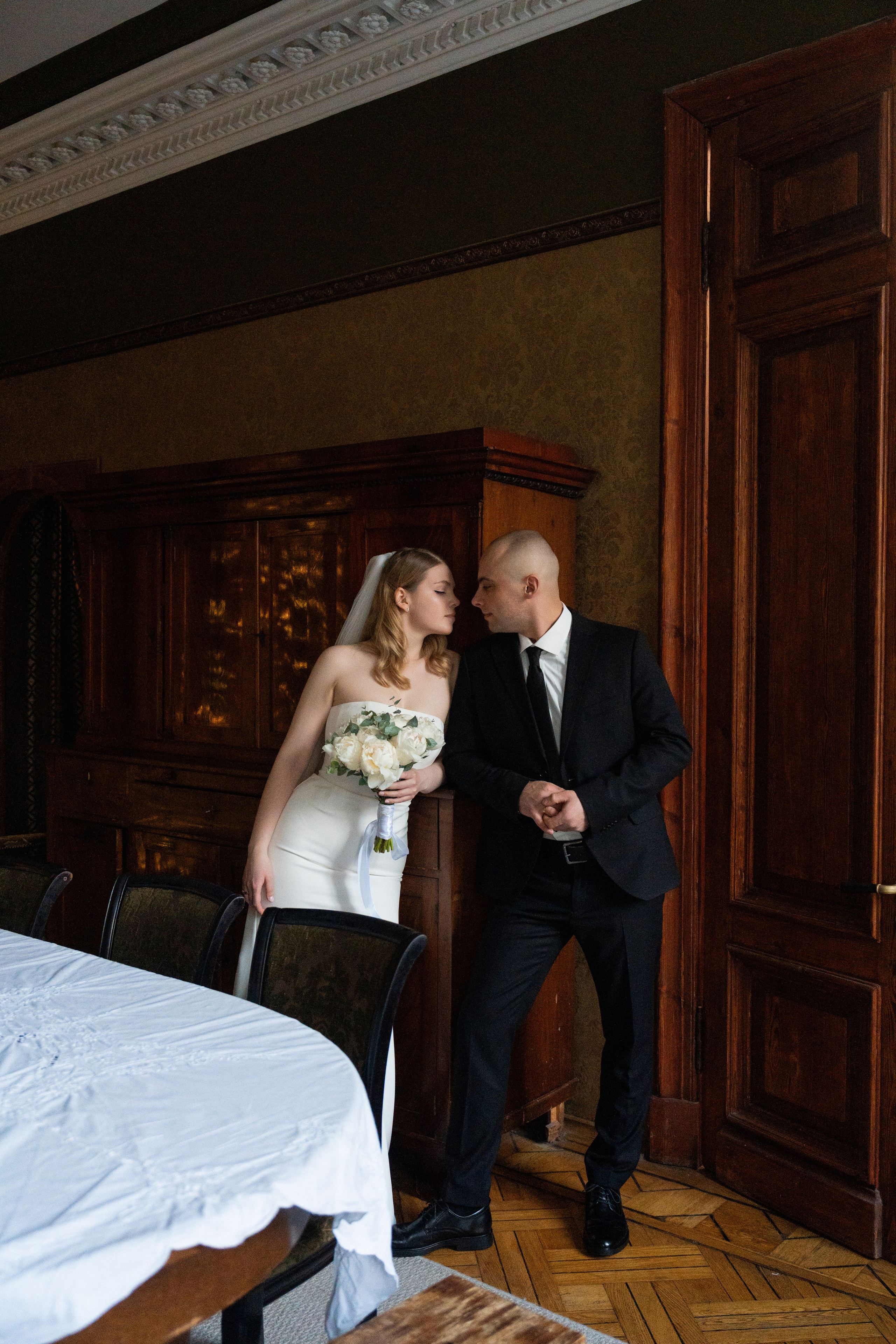 Мария и Алексей, студия 1884. Свадебный фотограф в Москве Анна Полушина