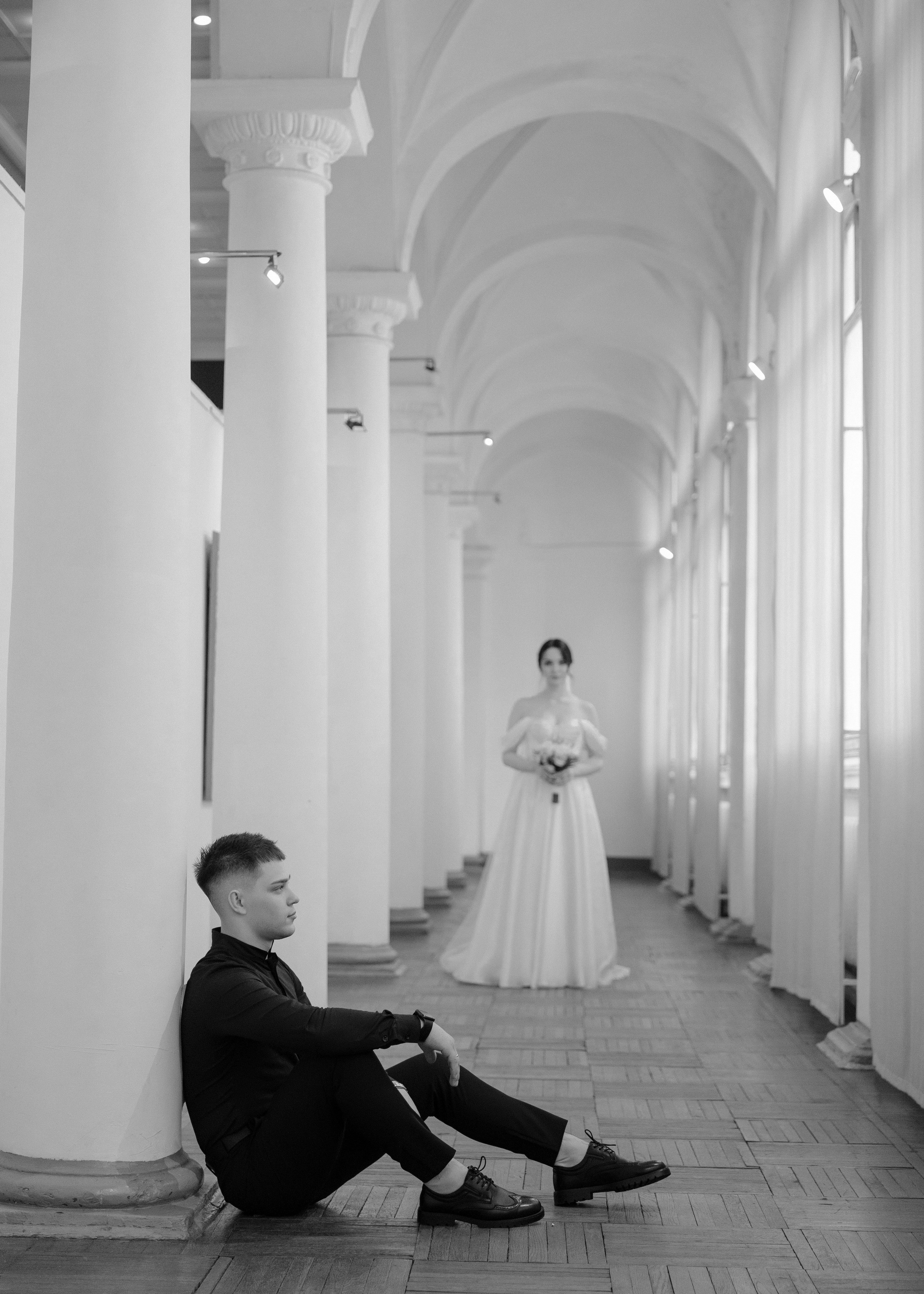 Дарина и Данил в музее изобразительных искусств. Свадебный фотограф в Калининграде Ольга Пасечник