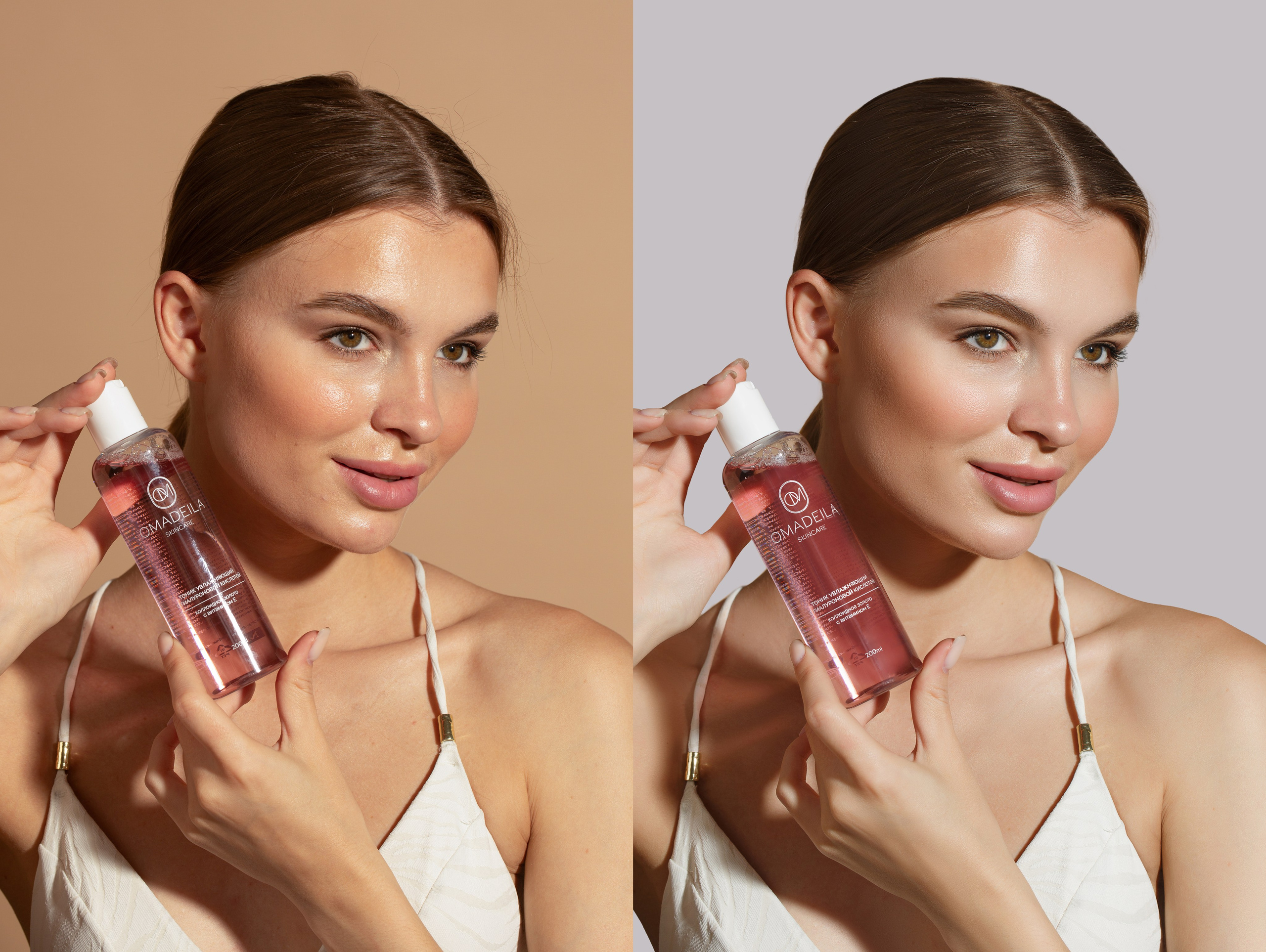 Профессиональная обработка портретов для рекламы косметики | Студия SVITHART