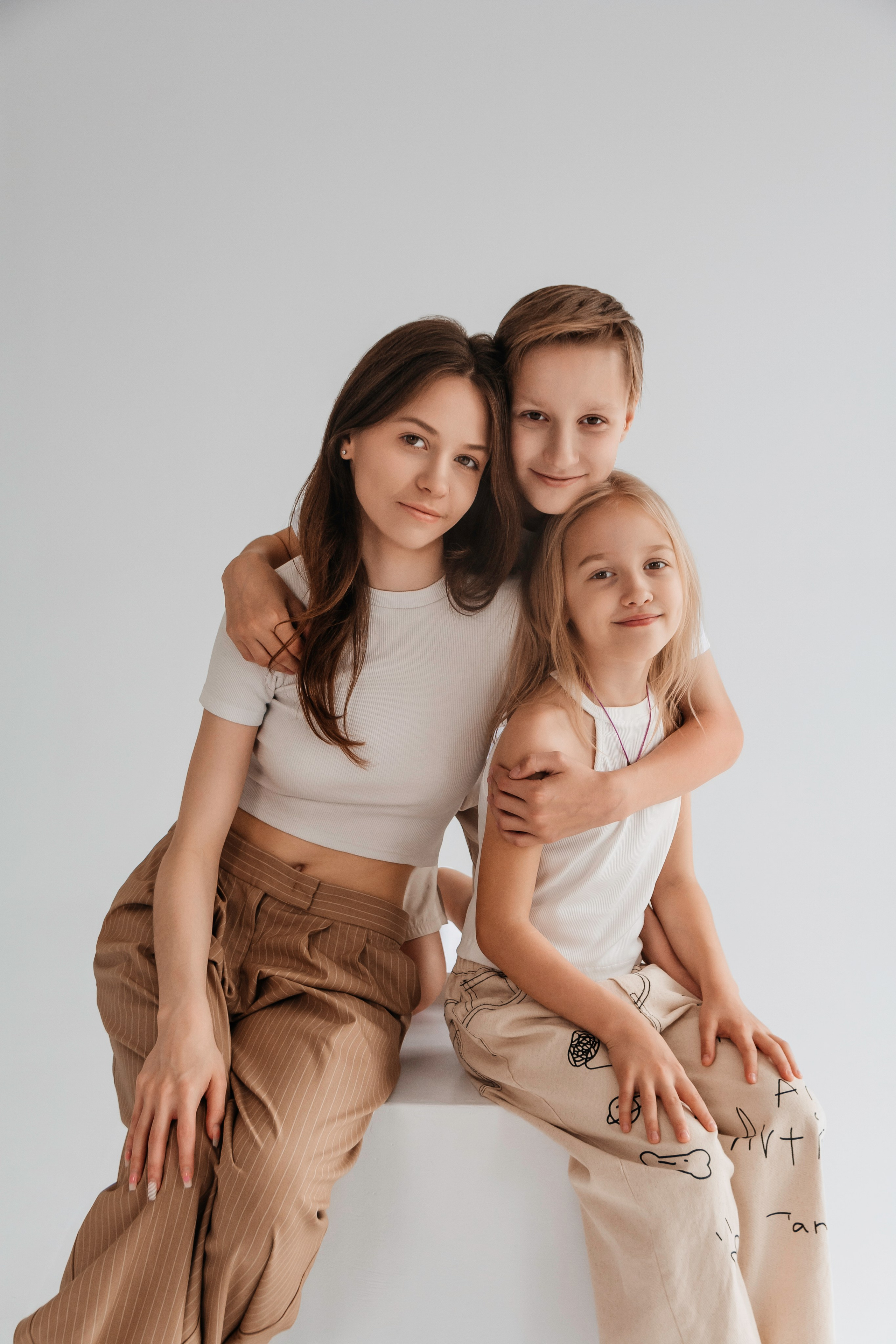 Семейная минималистичная фотосессия. Семейный и детский фотограф Кущ Наташа