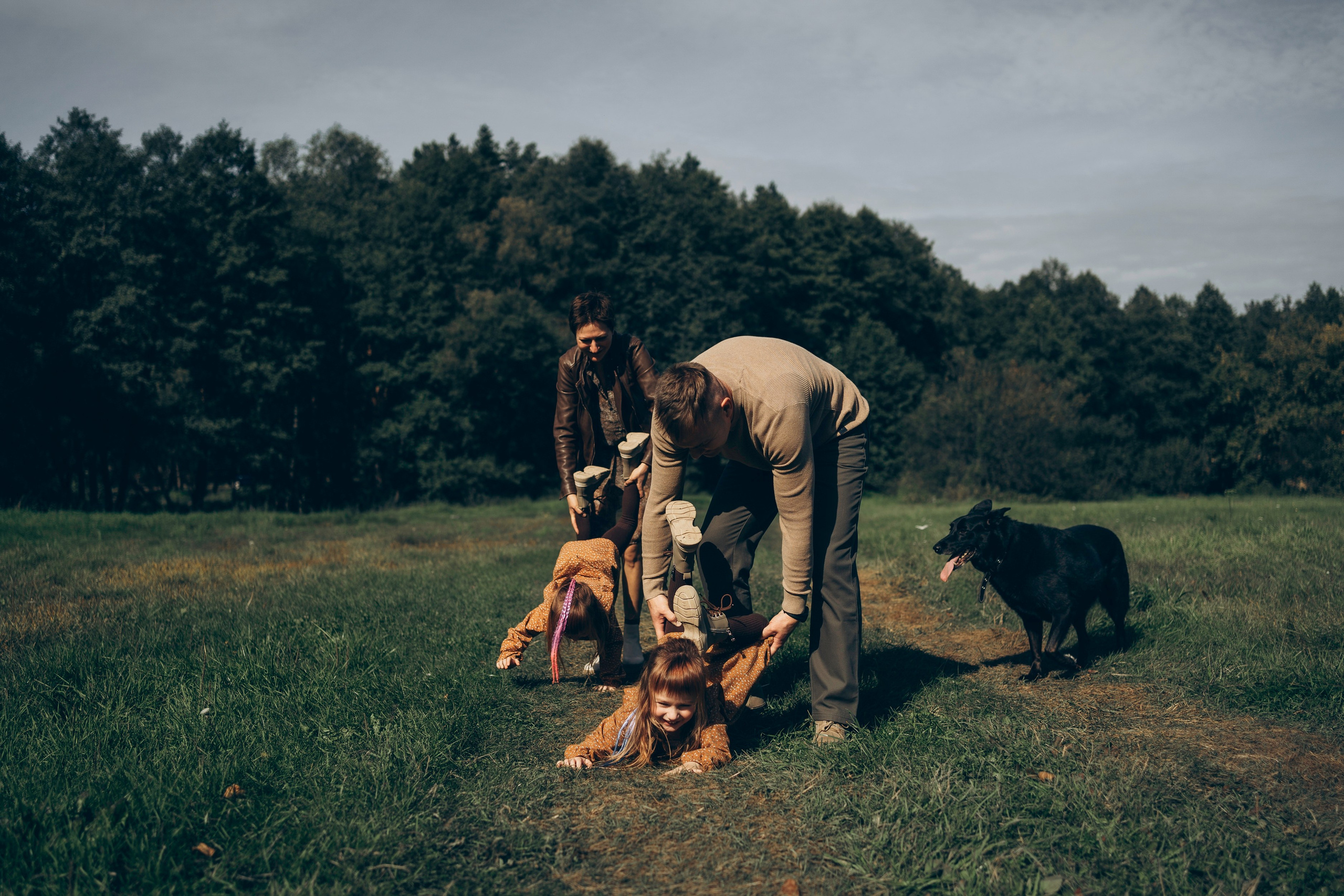 Семейная история на природе. Семейный фотограф в Калуге Ирина Алдохина
