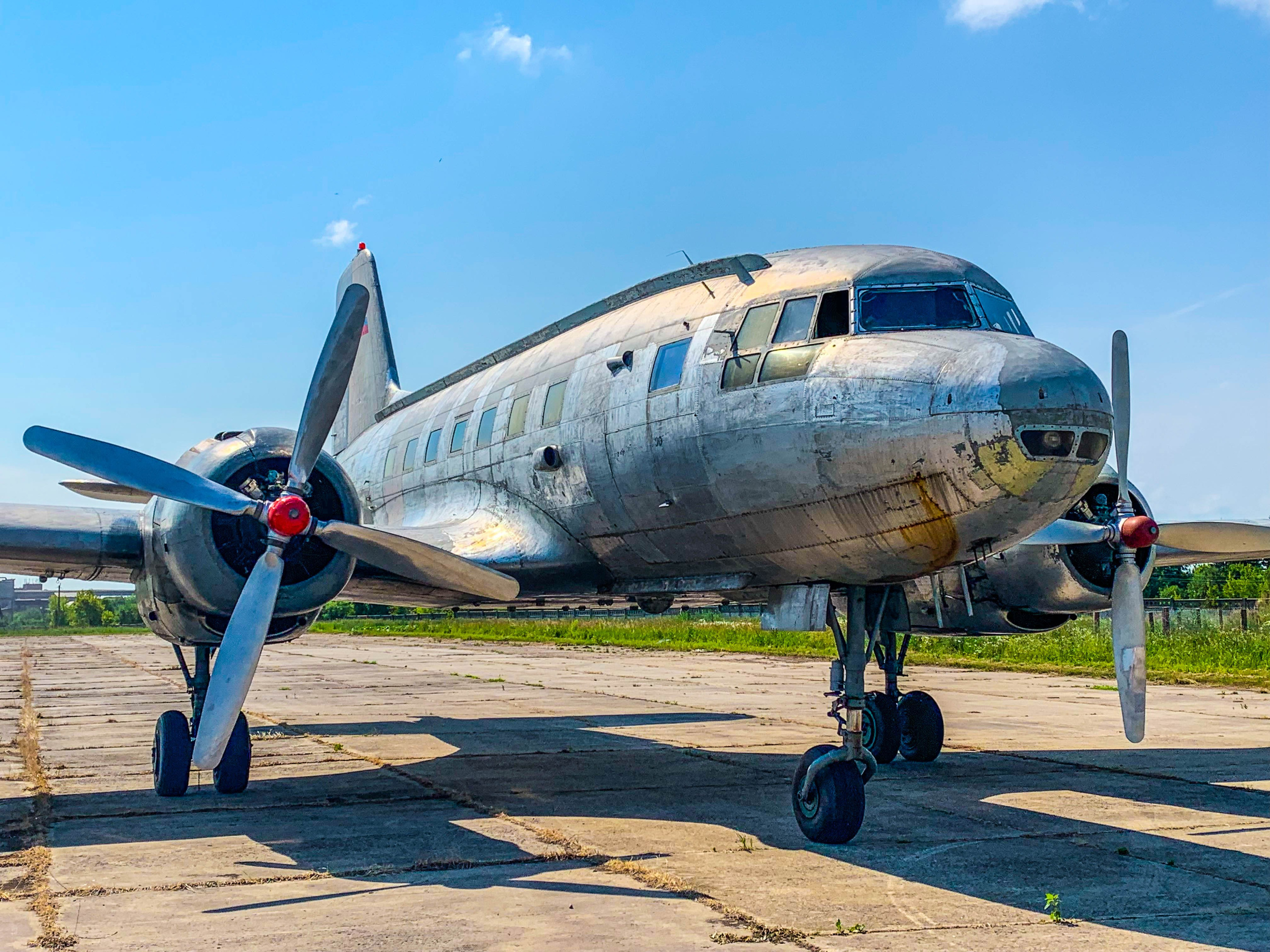 Ил-14Т «Голубая Мечта». Авиационная техника для кино, рекламы и фотосессий