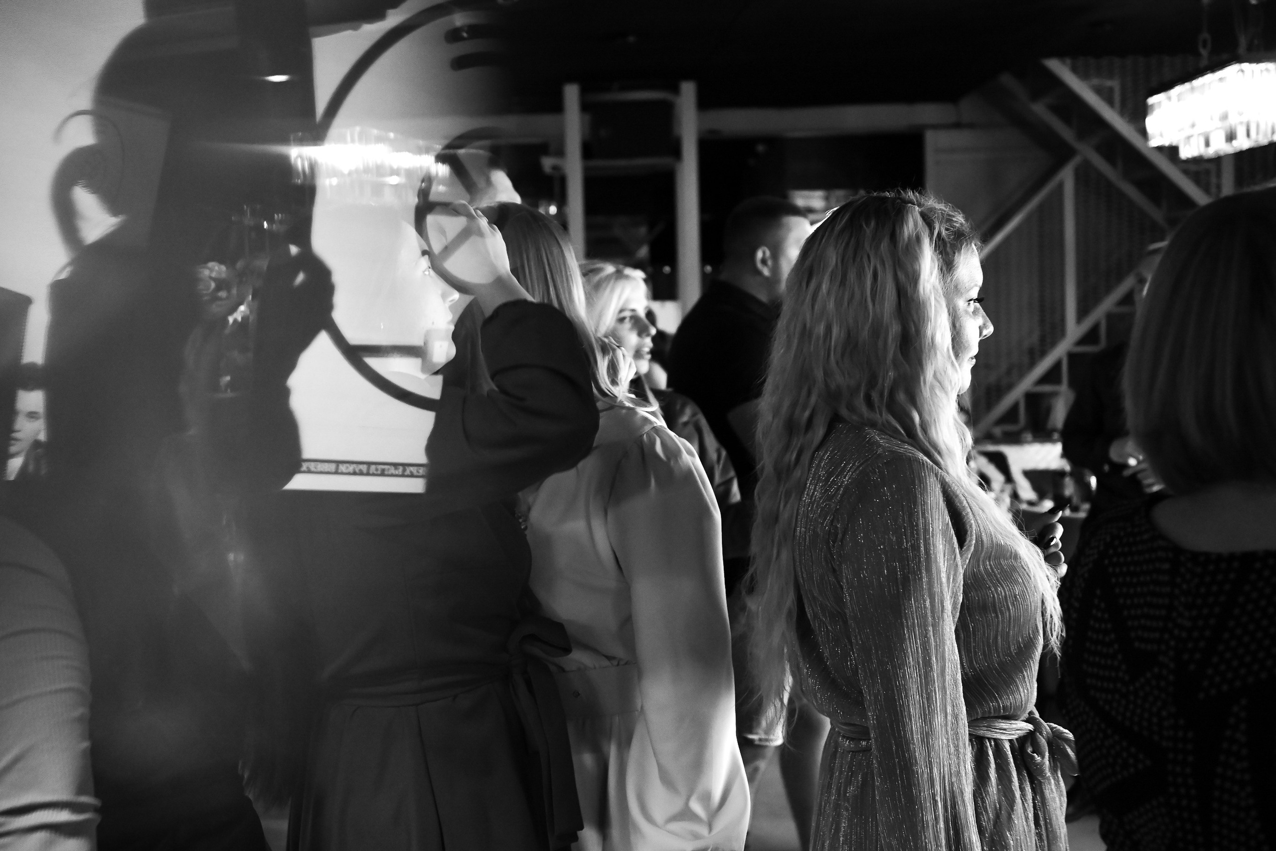 Black and white film. <3