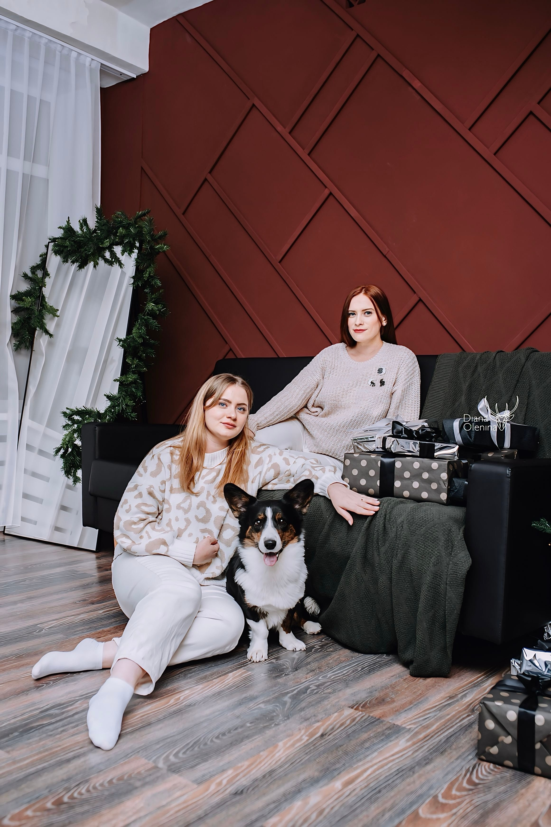 Семейная фотосессия на Новый Год. Фотограф Диана Оленина Красноярск / Братск