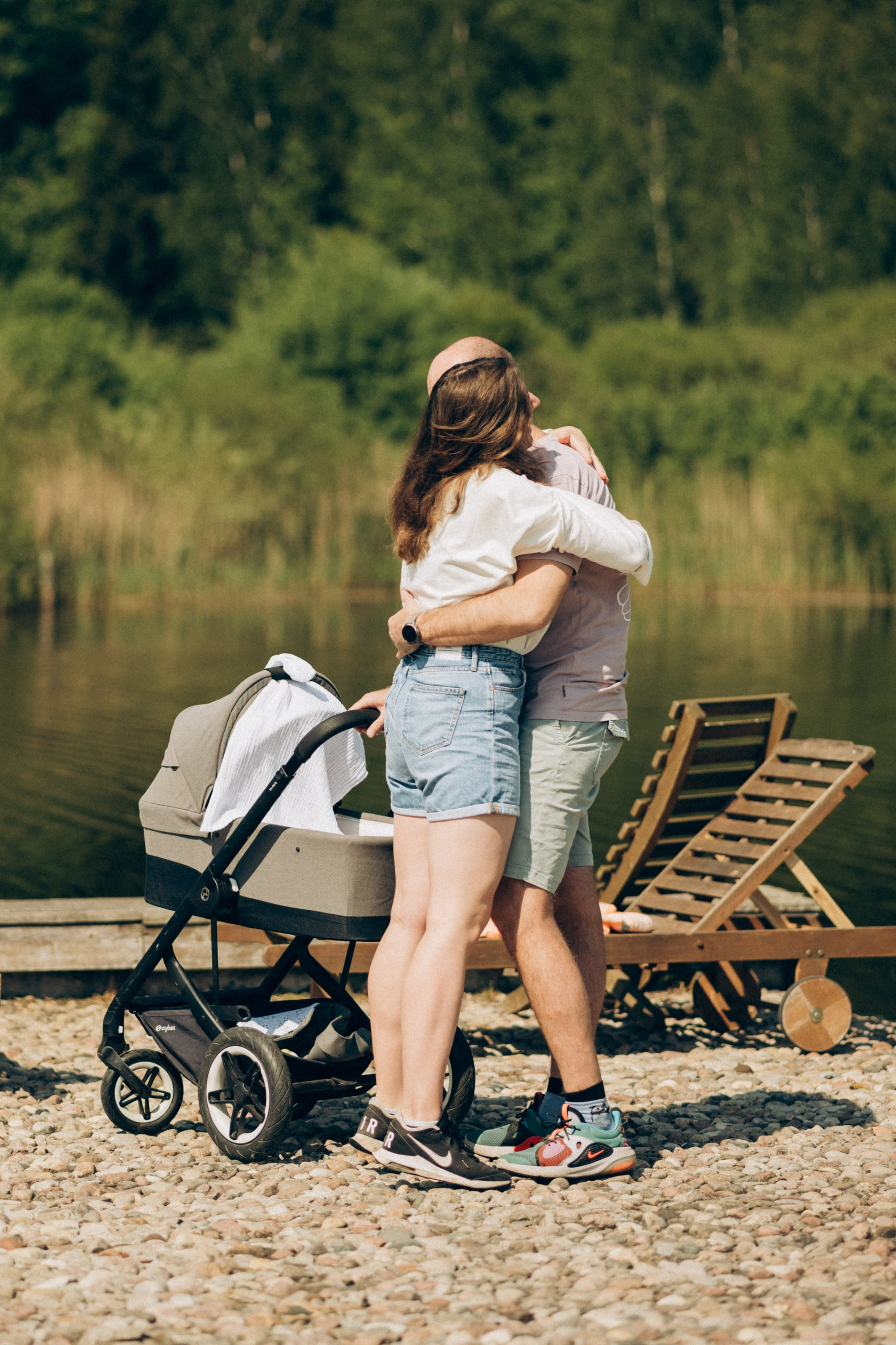 Женя, Аня и Машуня в Лугах