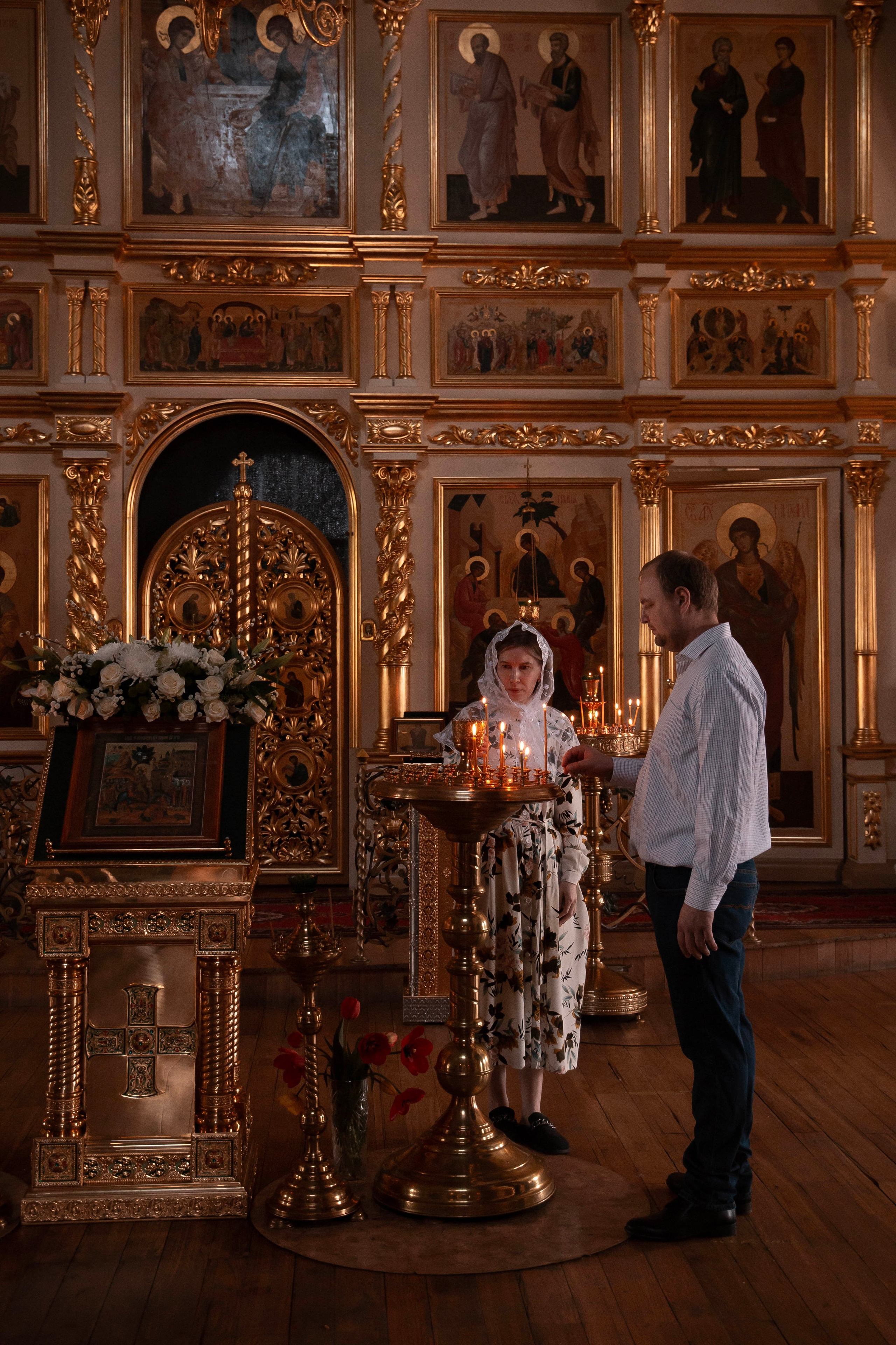 Съёмка крещения