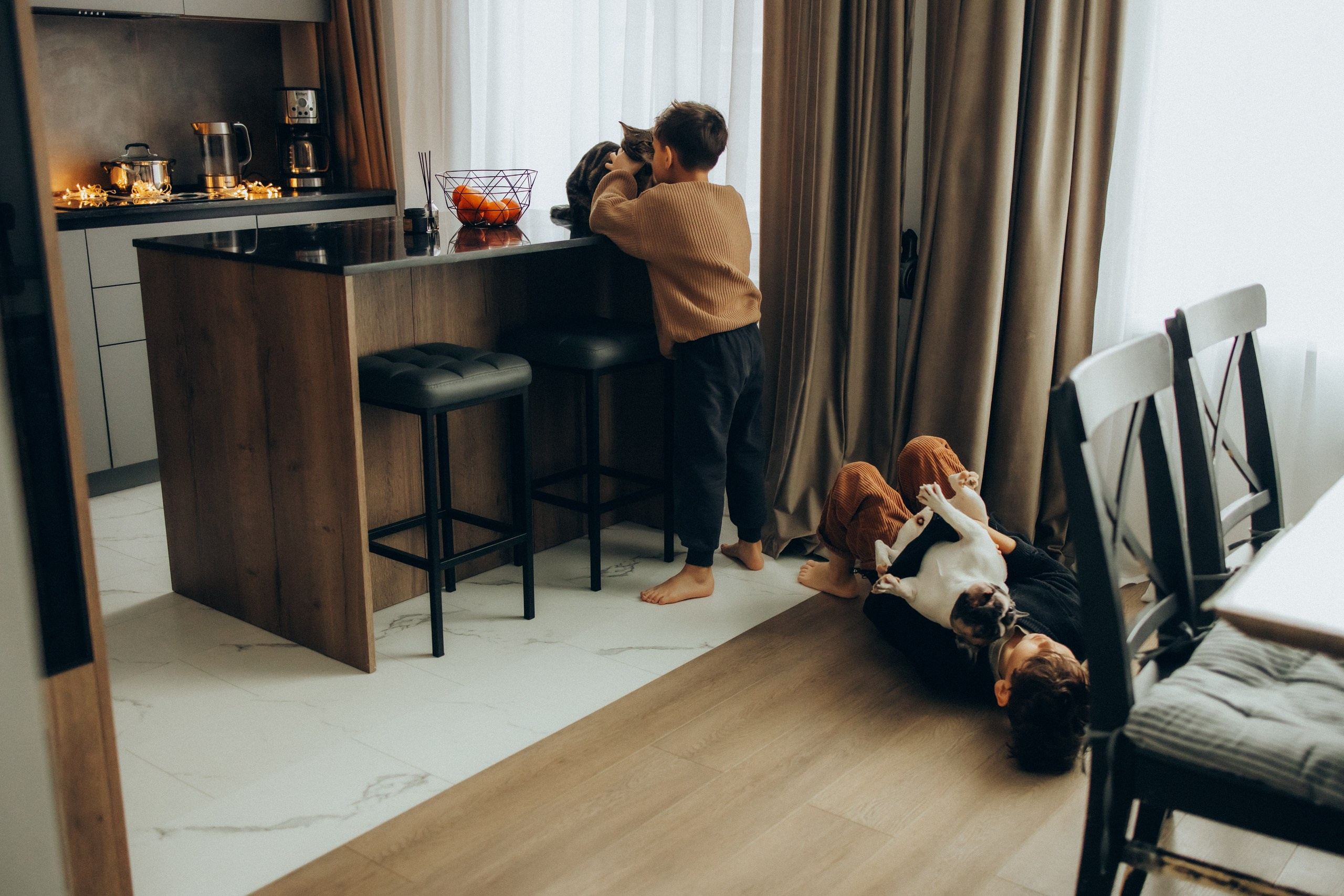 Руслан, Тимур и Луна. Семейный фотограф Москва