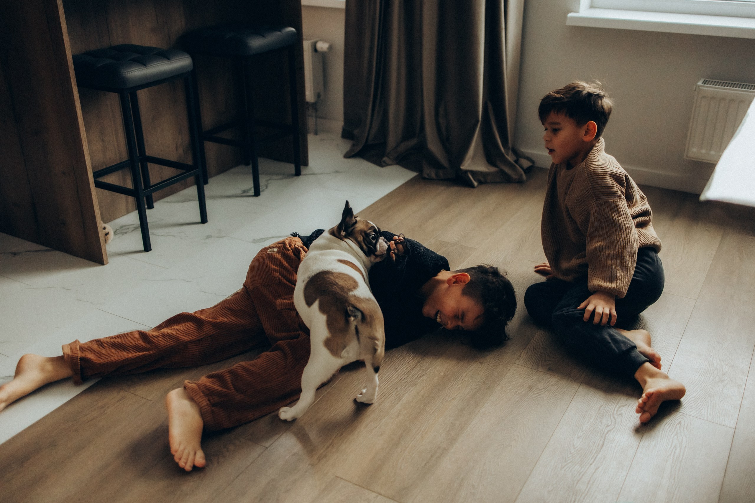 Руслан, Тимур и Луна. Семейный фотограф Москва