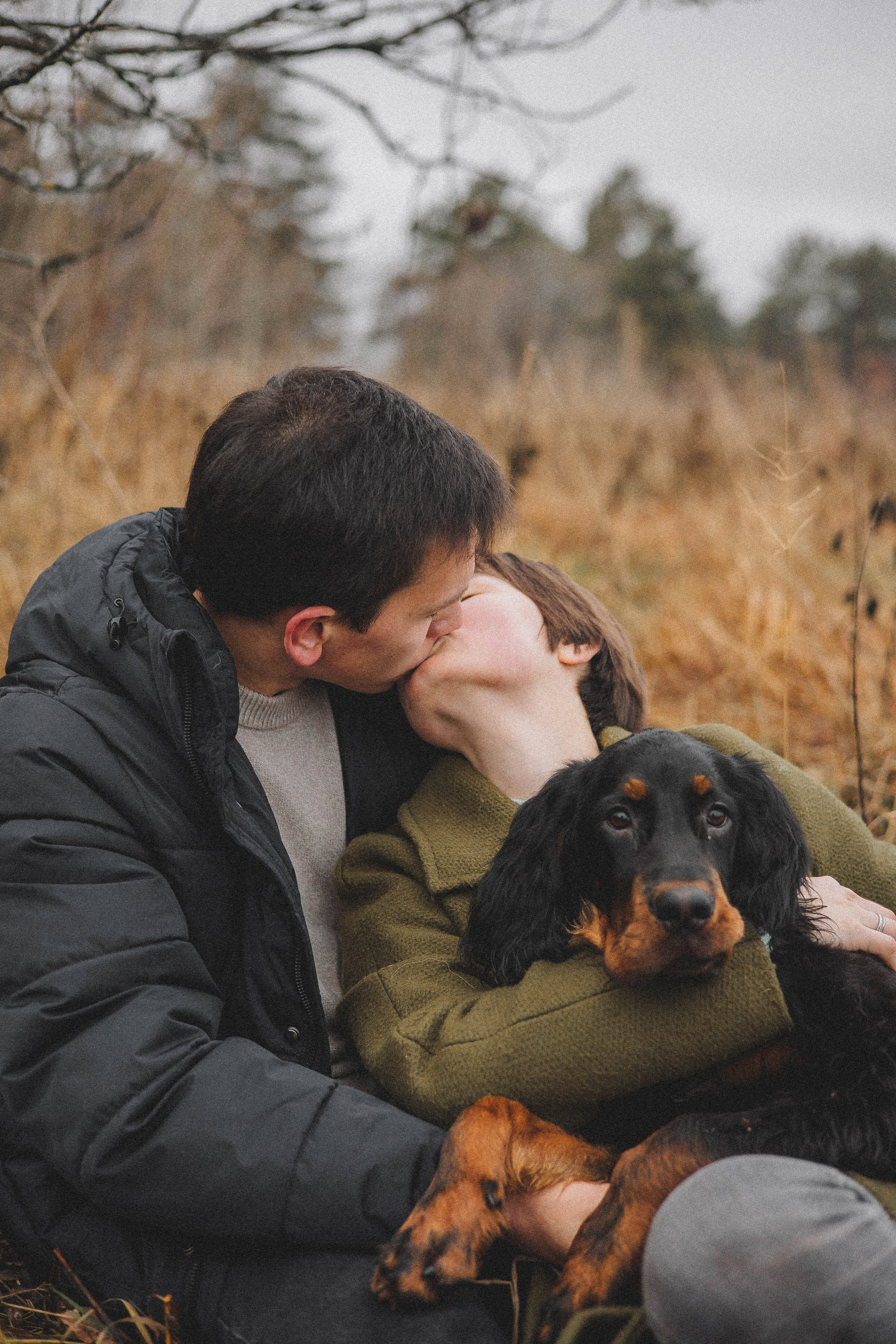 Даша, Глеб, Барс и Бруно. Фотограф-анималист Богданова Полина
