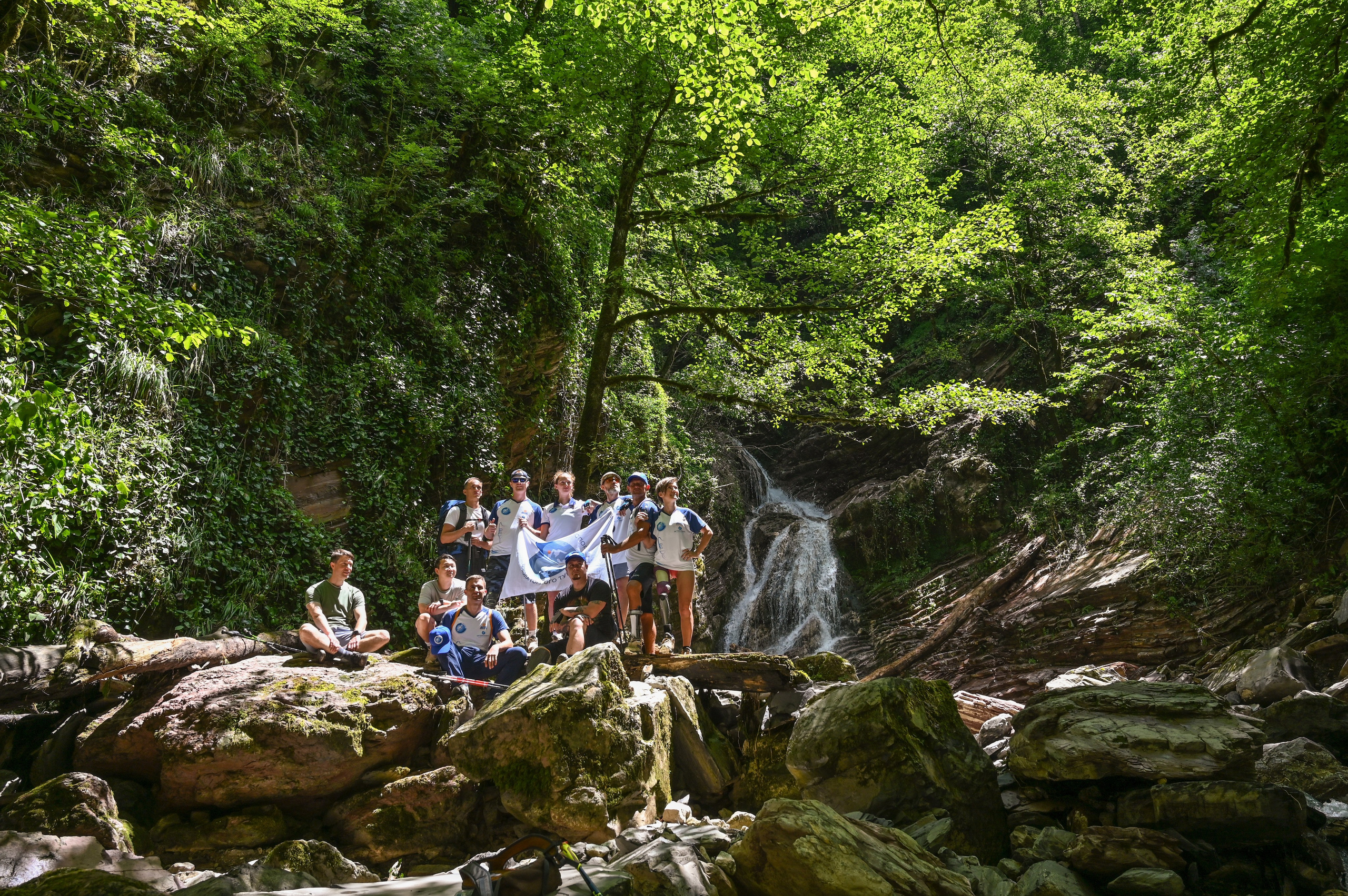 «Спортивно-адаптивный центр «Орто-Спорт» горный туризм. Фотографирую счастливых людей в Сочи