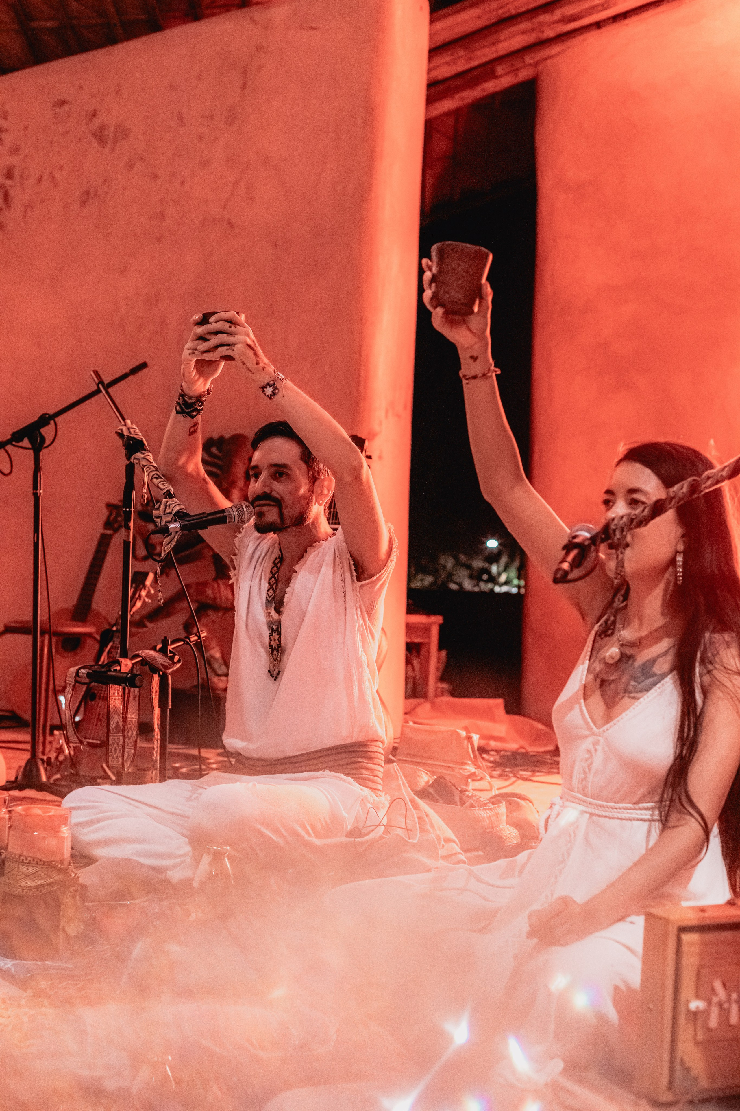 Cacao ceremony Full moon jan w Juan. Mariam Bagdasaryan