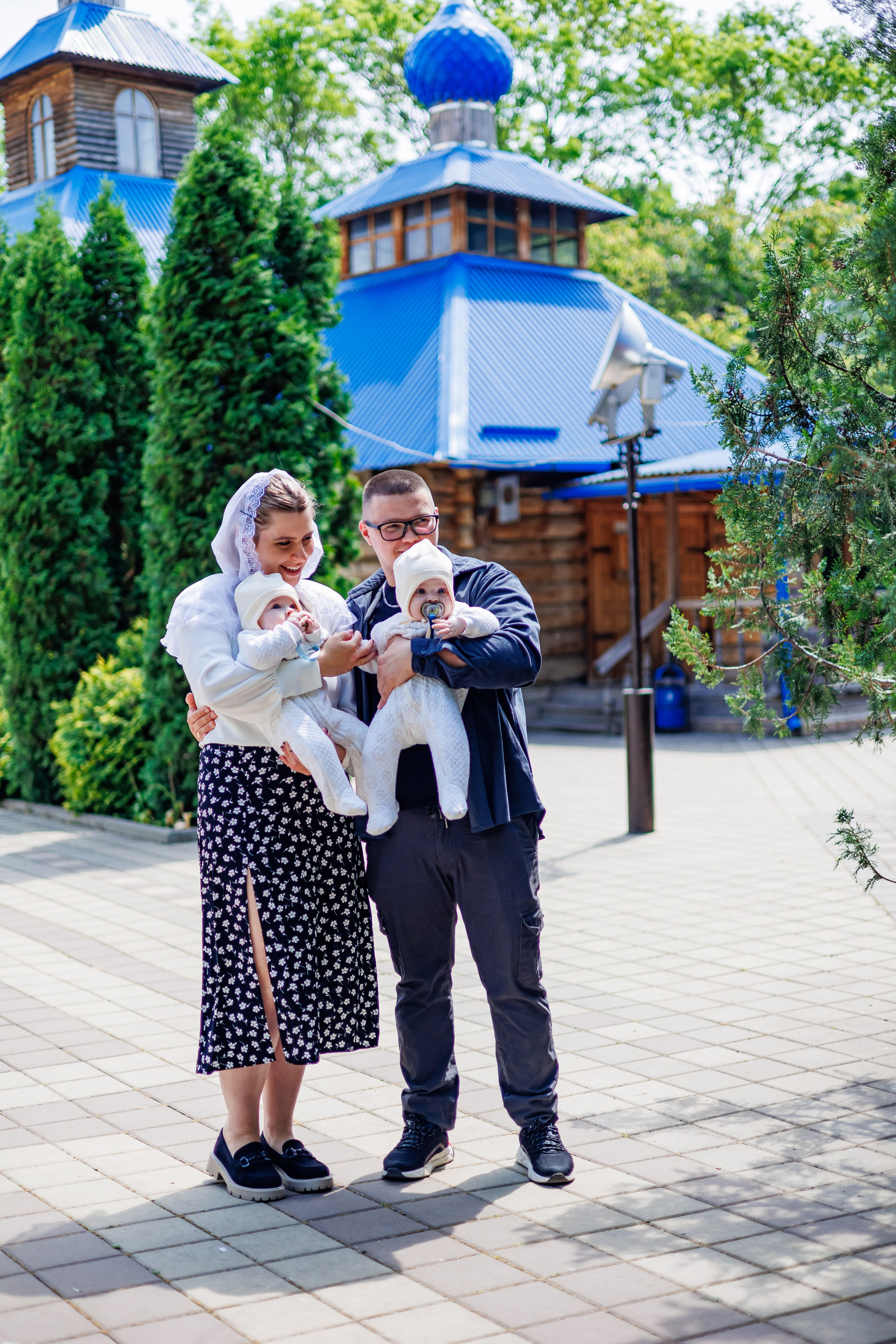 Крещение близняшек. Свадебный и семейный фотограф в Армавире