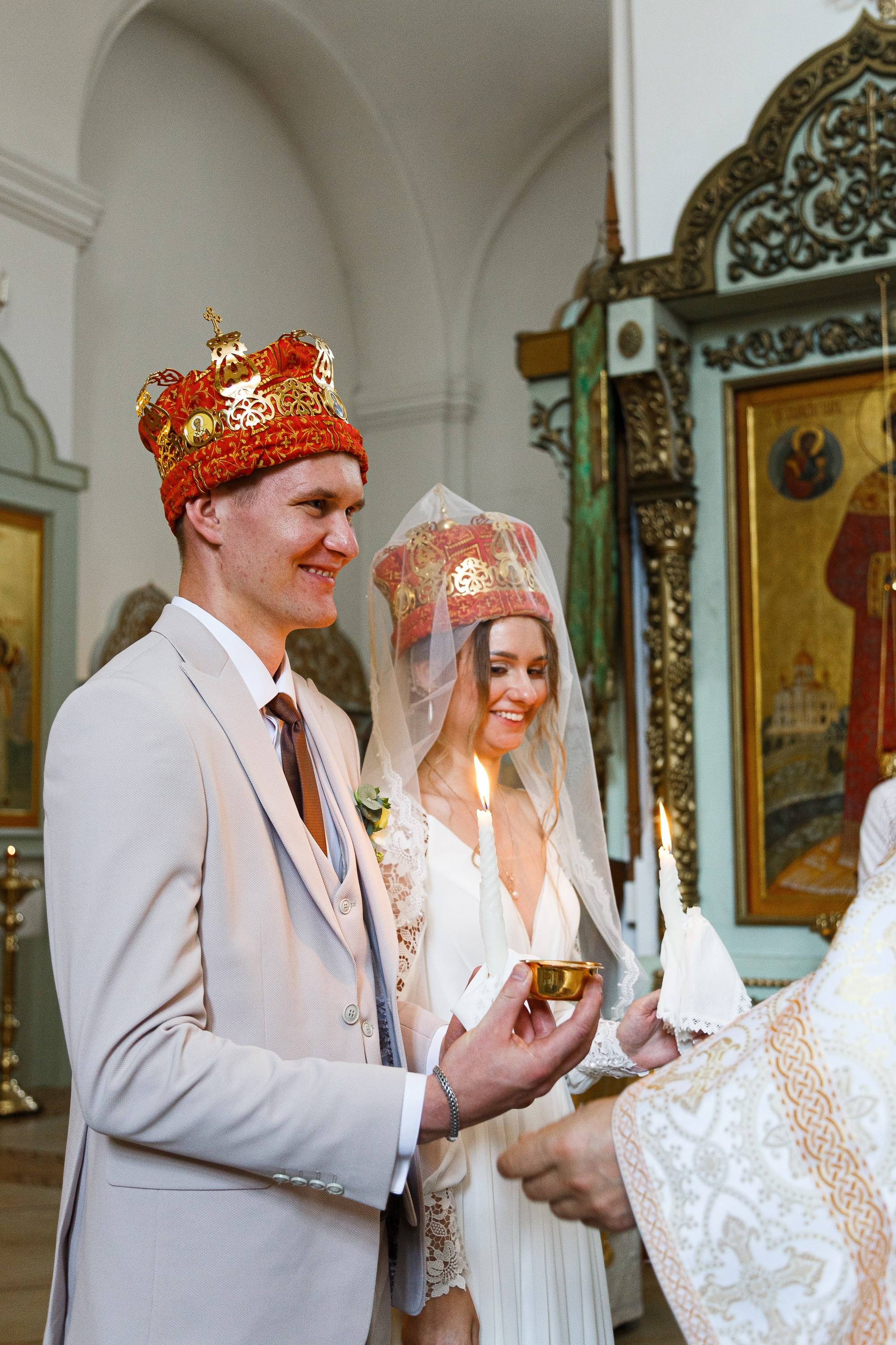 Венчание в храме Живоначальной Троицы на Шаболовке