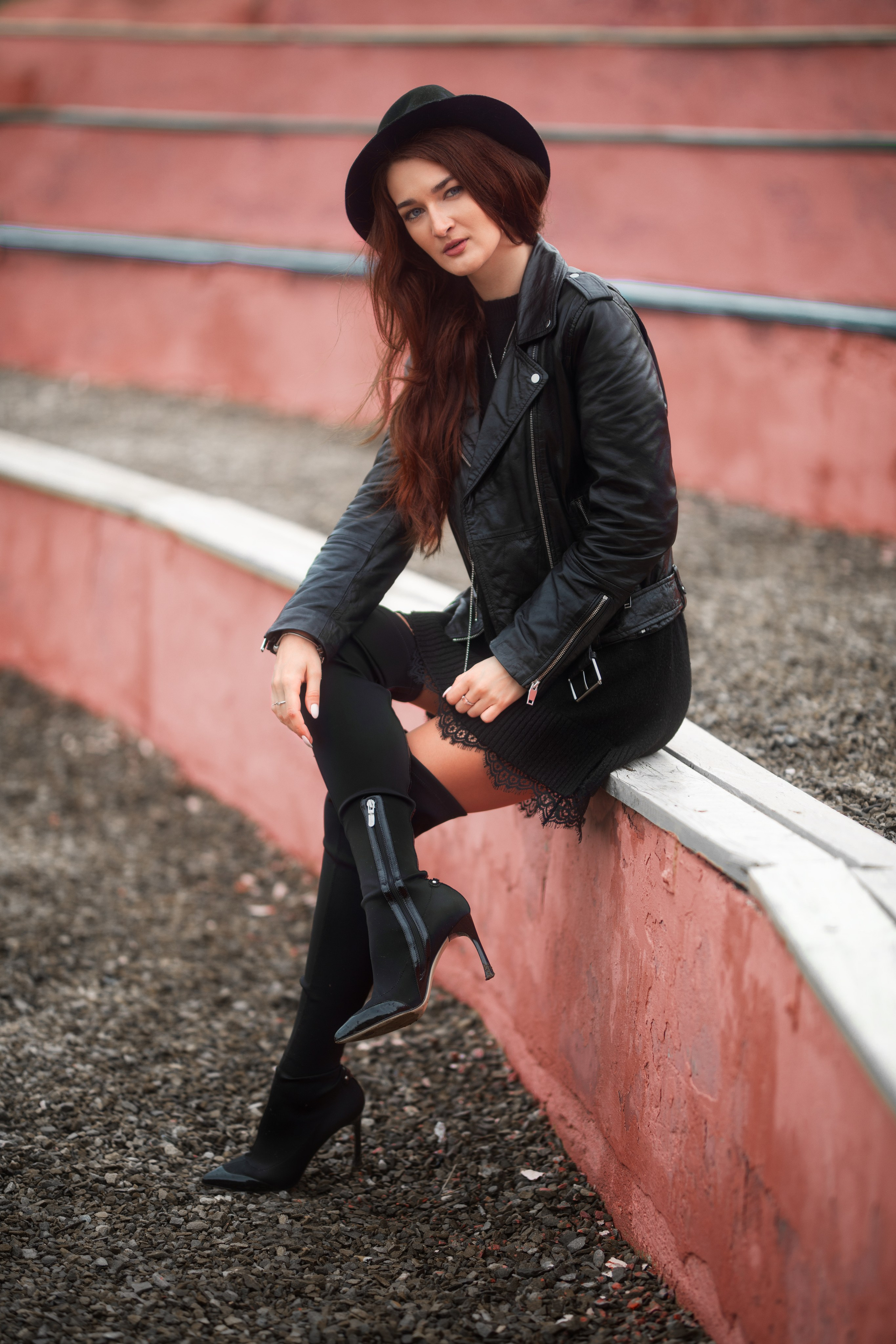 Весенняя съемка с Анастасией в дождь для «себя»