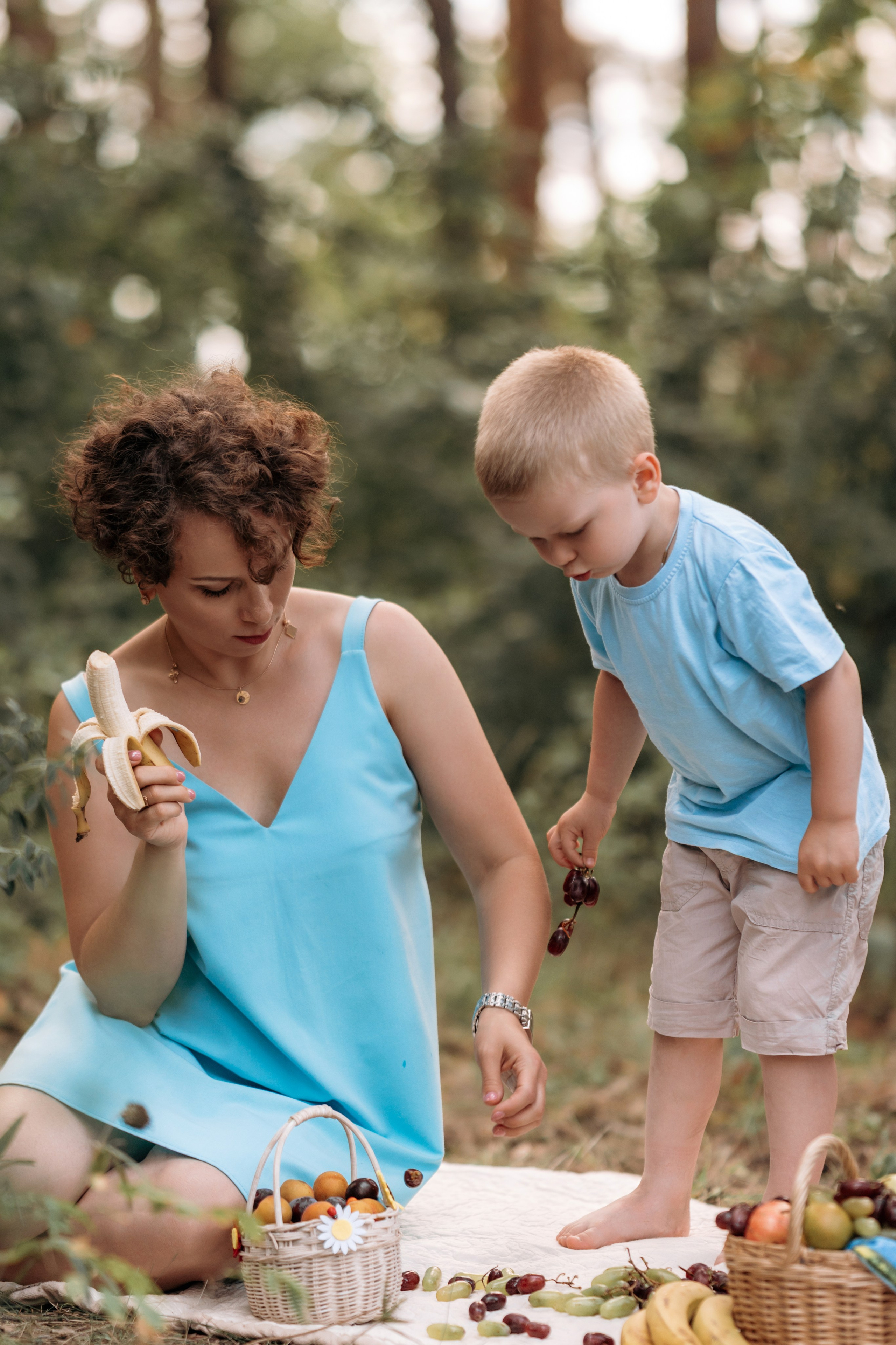 Семья на природе. Семейный и свадебный фотограф в Ульяновске Арина Авдеева
