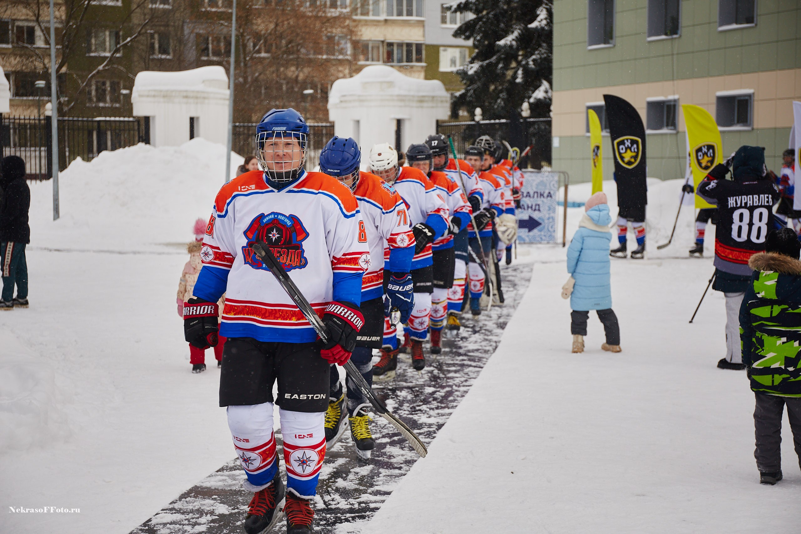 Турнир по хоккею «Русская классика» в рамках Офицерской хоккейной лиги. Спортивный фотограф Некрасов Денис