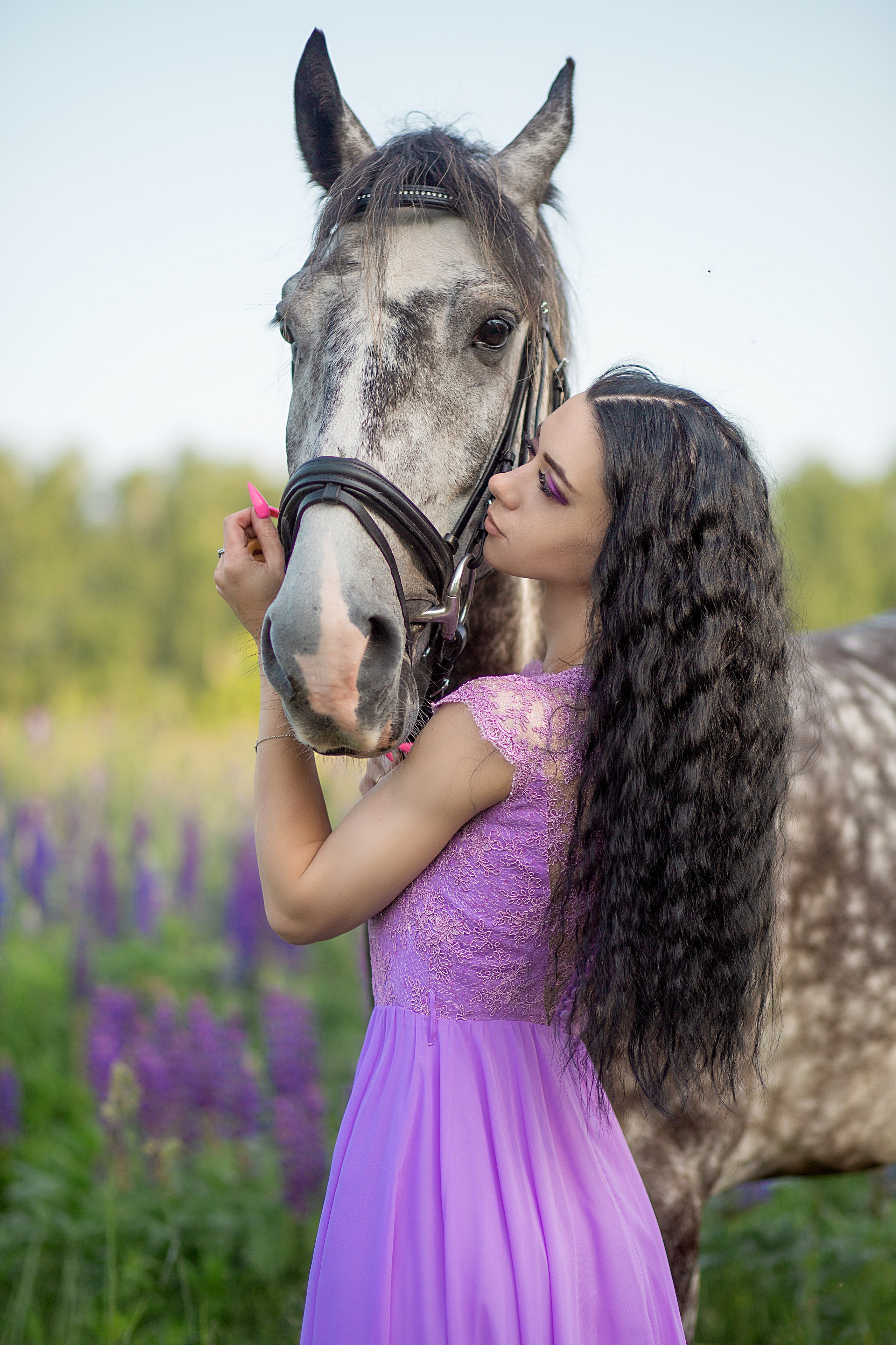 Надежда и Пророк. Фотосессия с лошадьми в Нижнем Новгороде