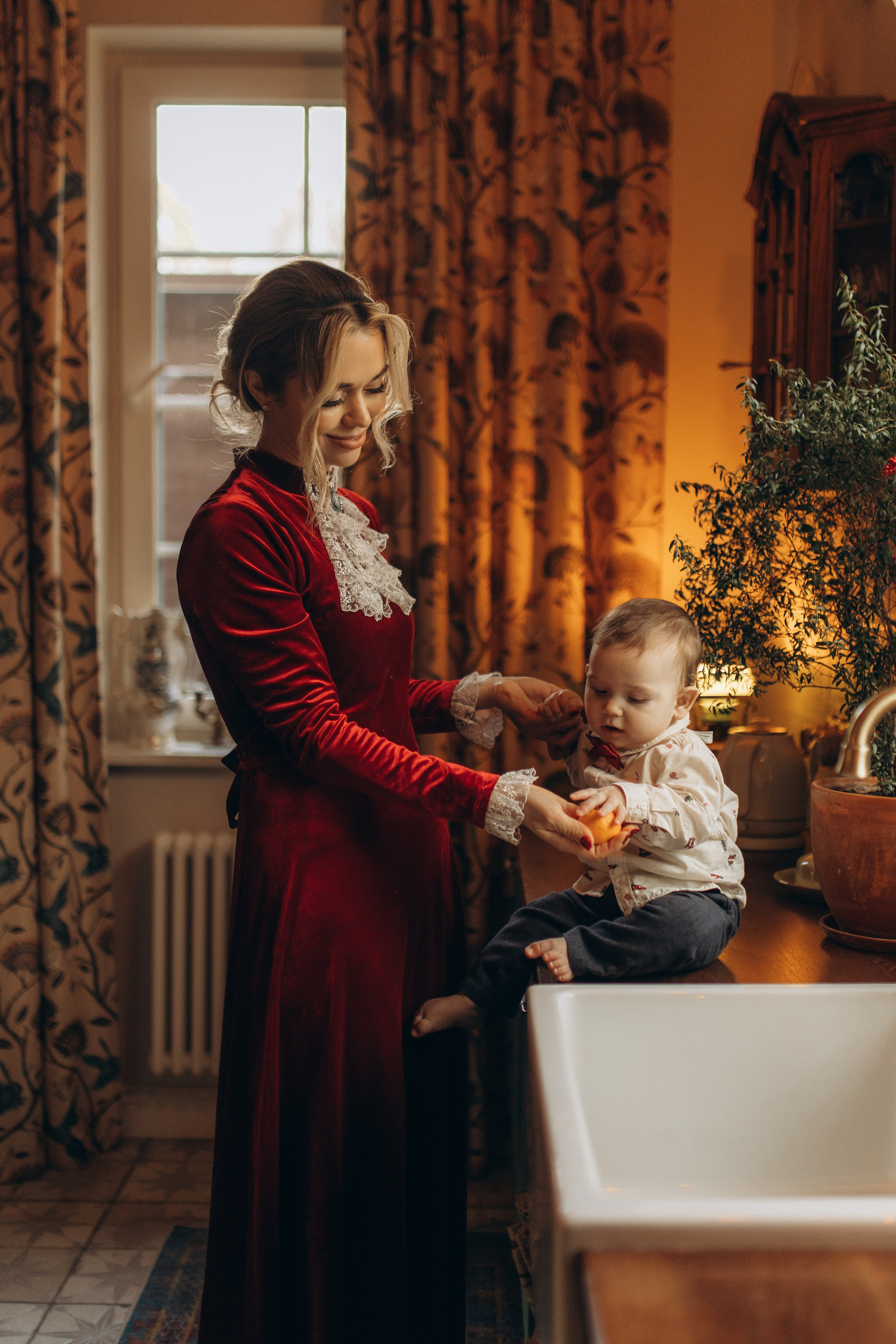 Новогодняя семейная история. Семейный фотограф Москва Наврузова Дарья