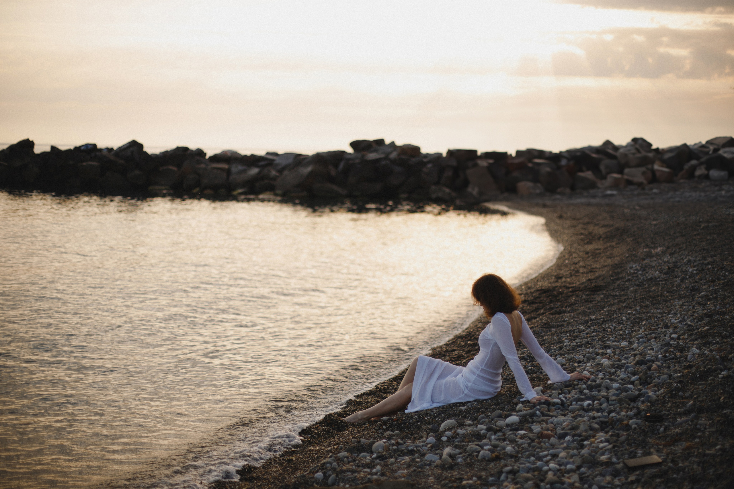 Индивидуальная женская фотосессия на море. Свадебный, репортажный и портретный фотограф Сочи, Краснодар. Александра Зайцева