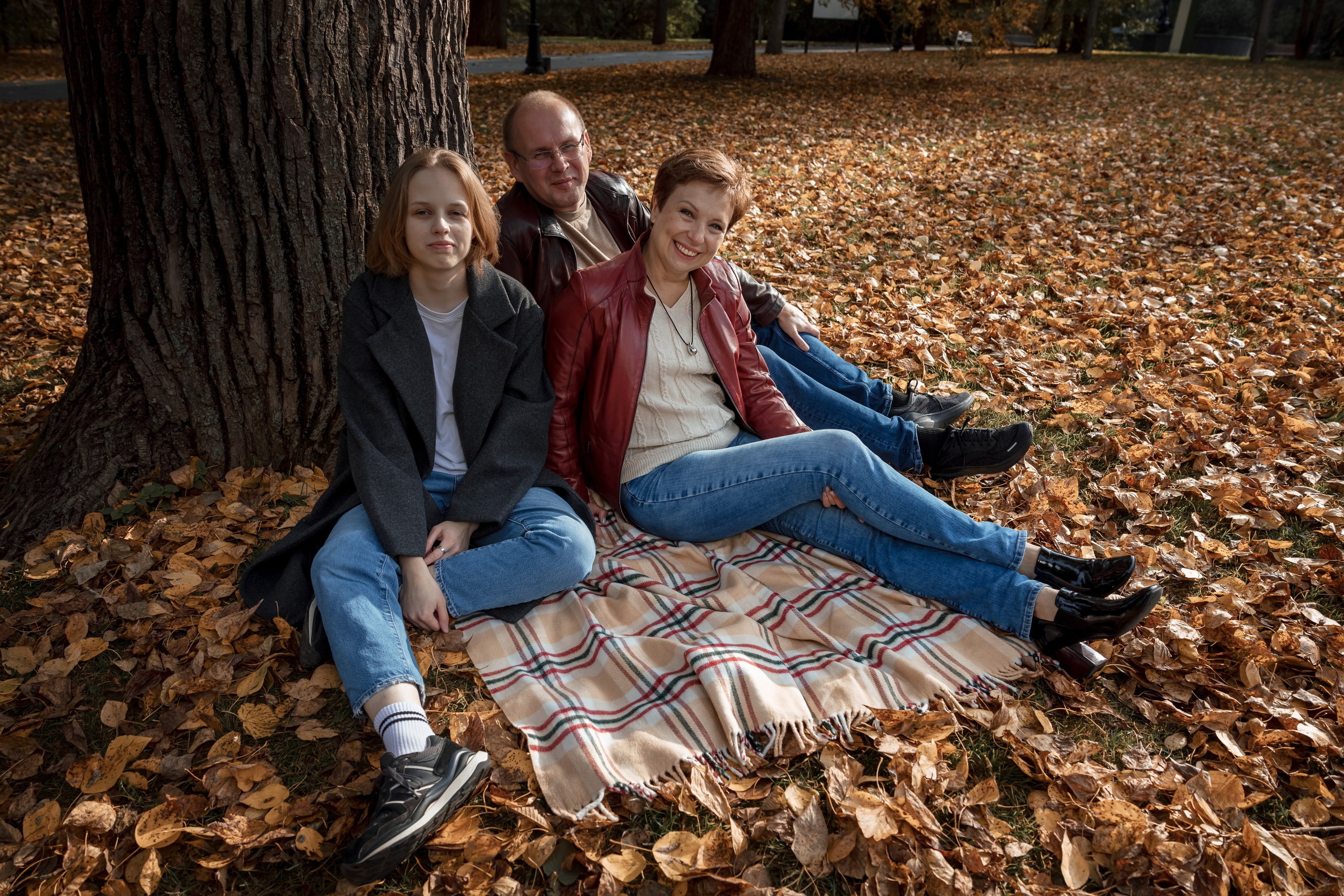 Осенняя прогулка в парке. Фотограф в Москве Мухина Ирина