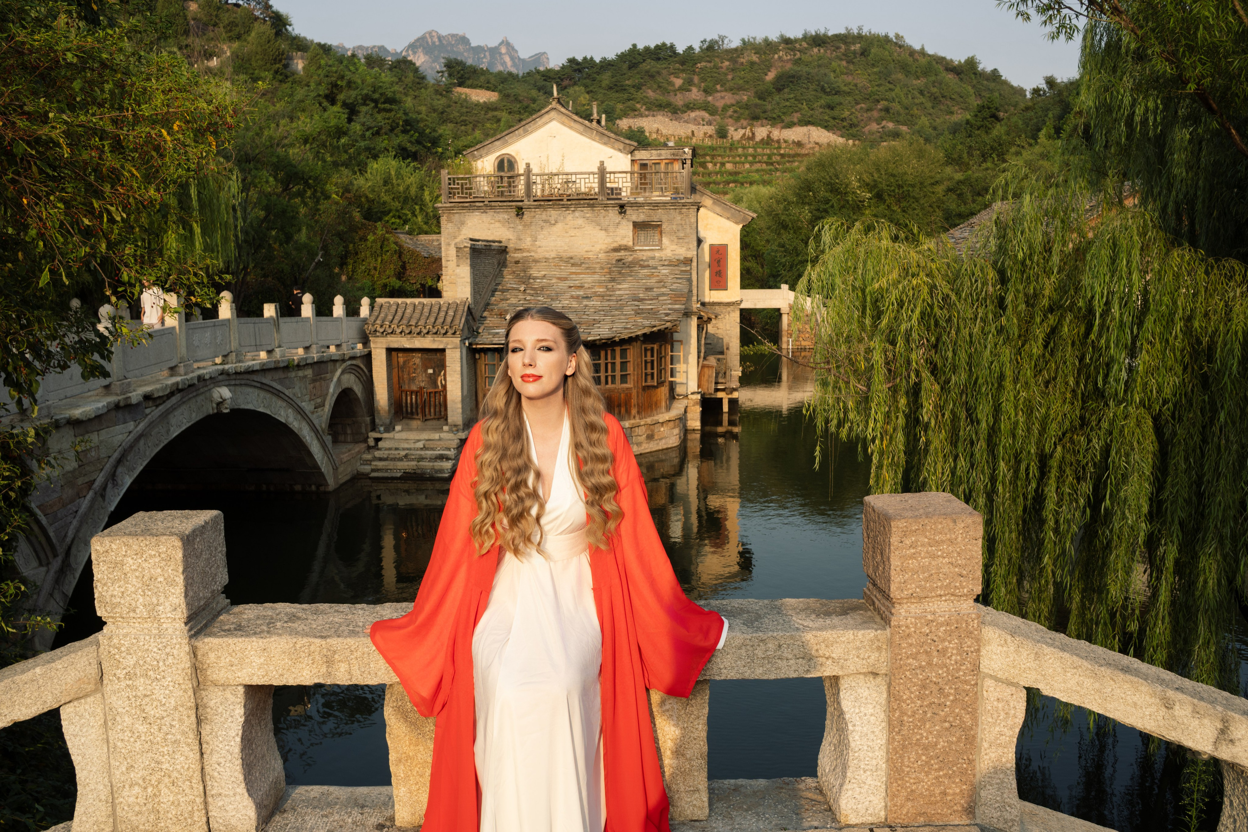 Photoshoot in traditional Chinese dresses