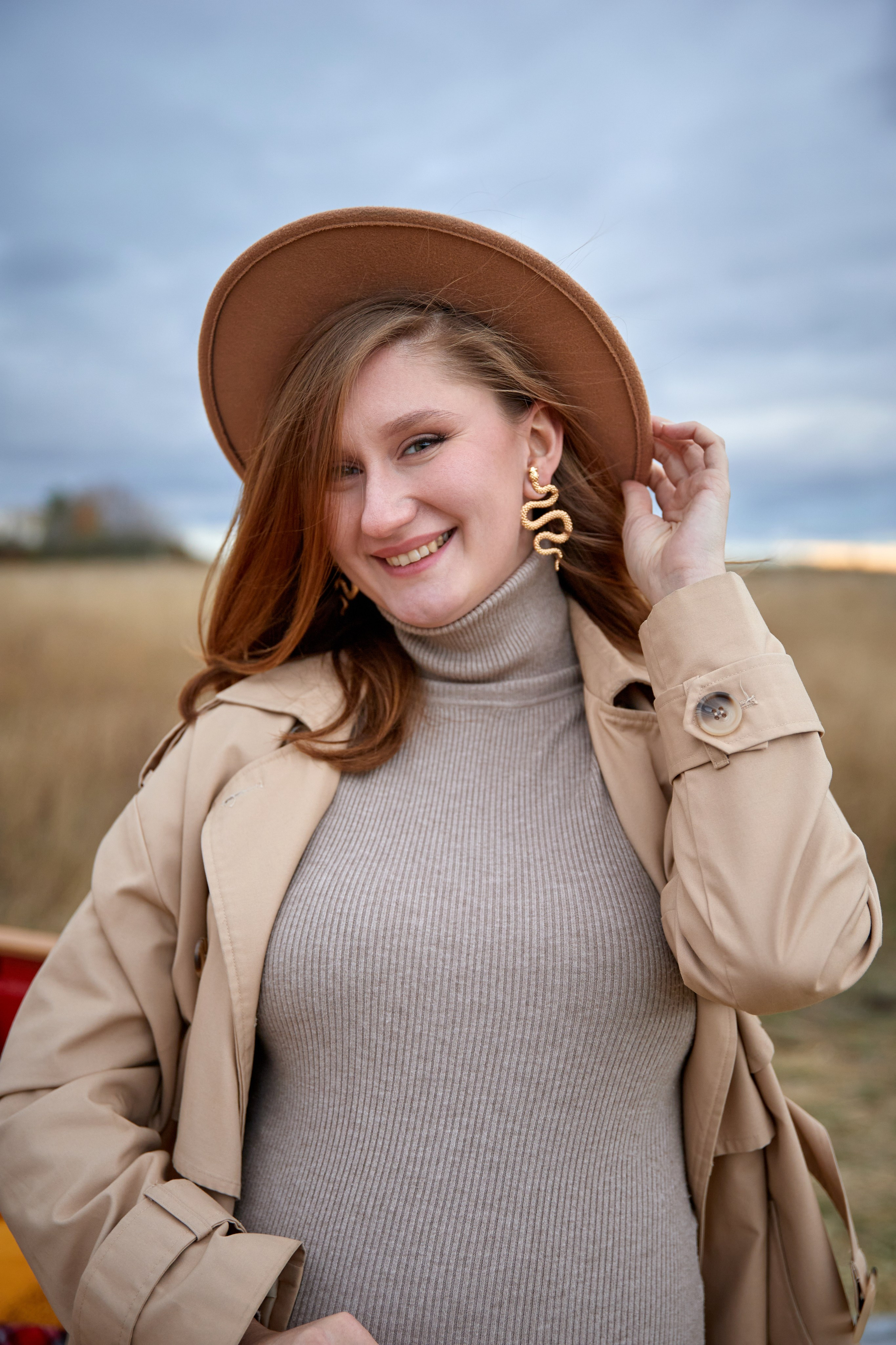 Осенняя с машиной. Фотограф в Самаре Анастасия Афанасьева