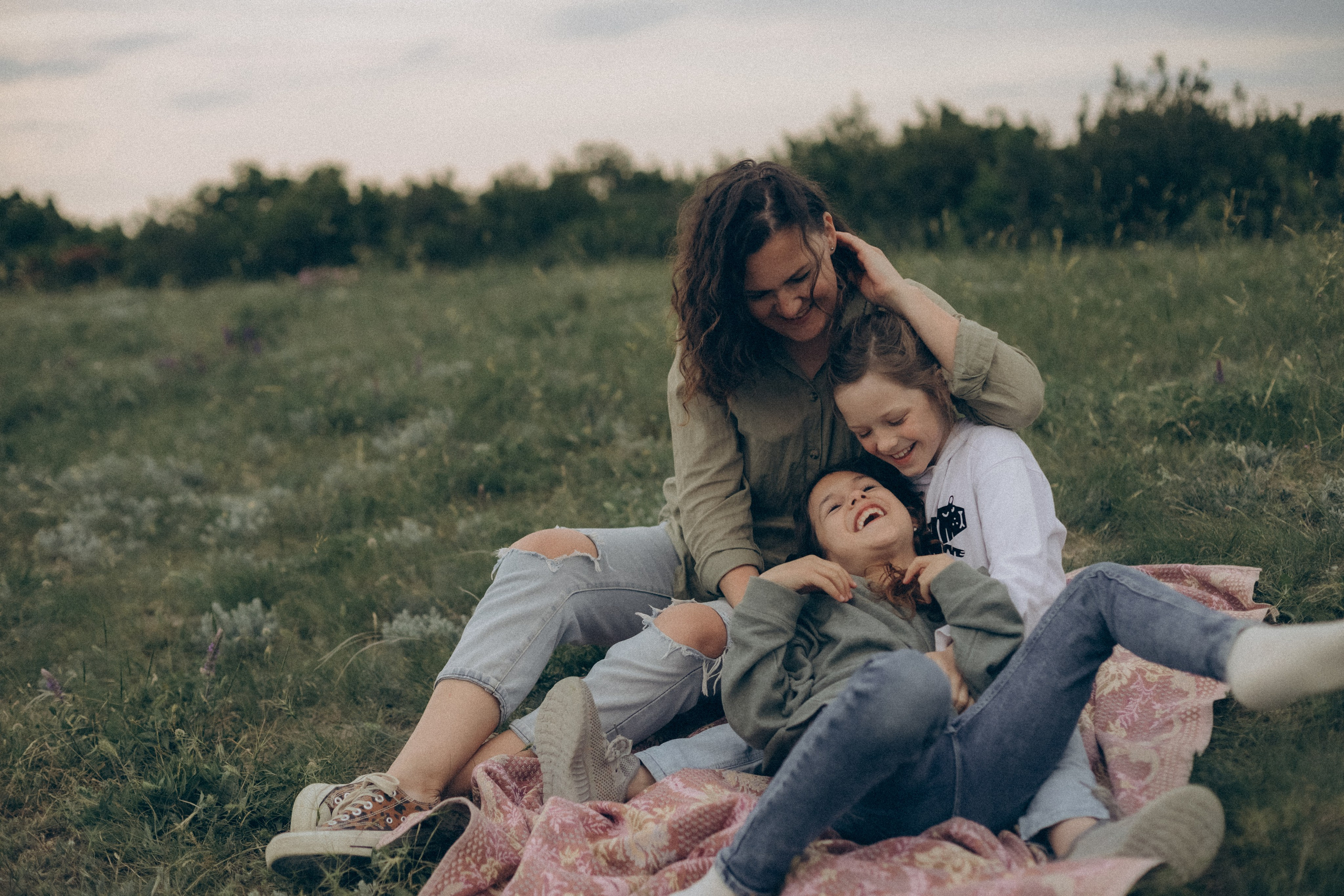 Лена, Ира, Лейла, Ника, Адам и Ария. Семейный фотограф Анапа