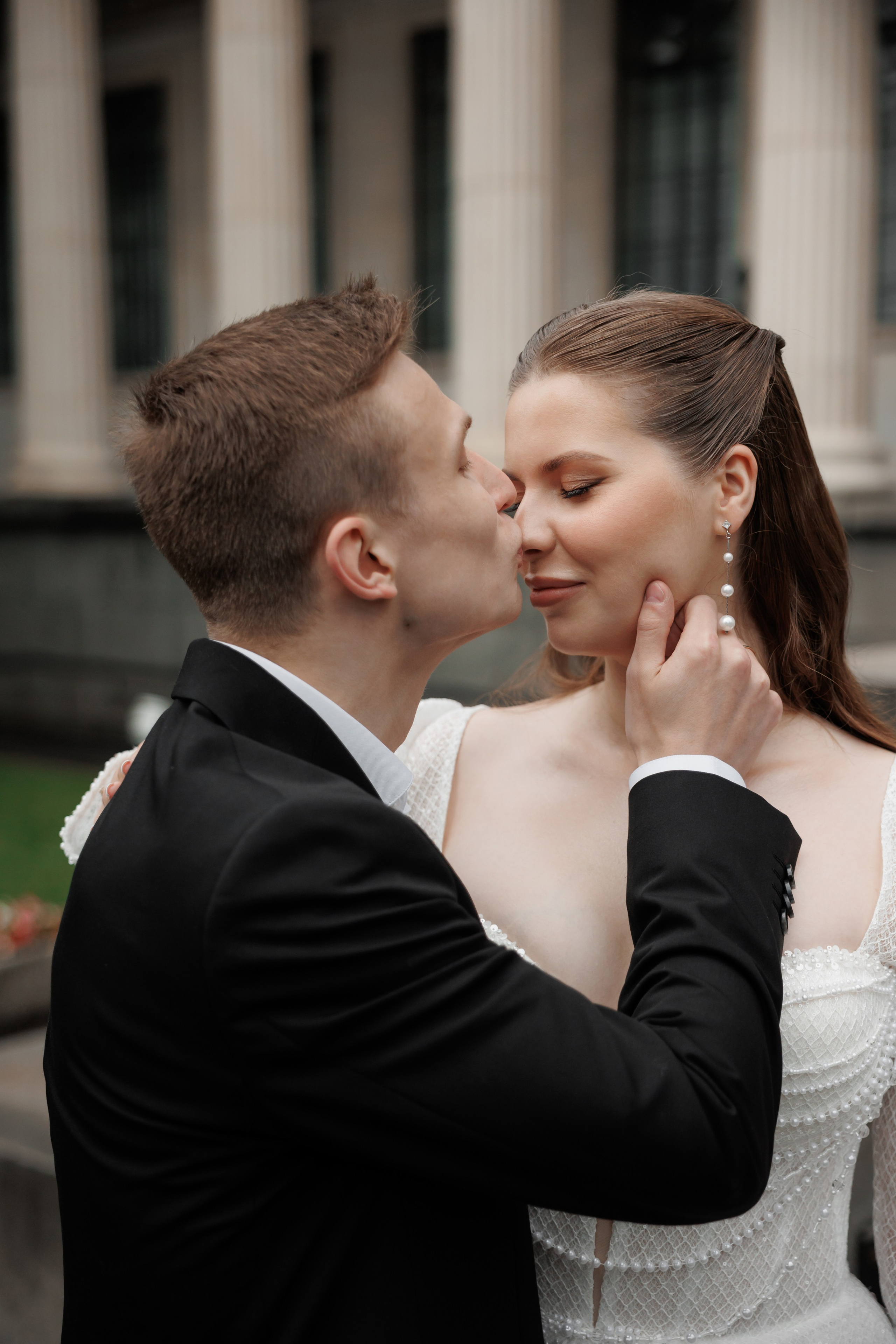 Фотосессия у Пушкинского музей. Свадебный и репортажный фотограф (Москва, Королев и другие)