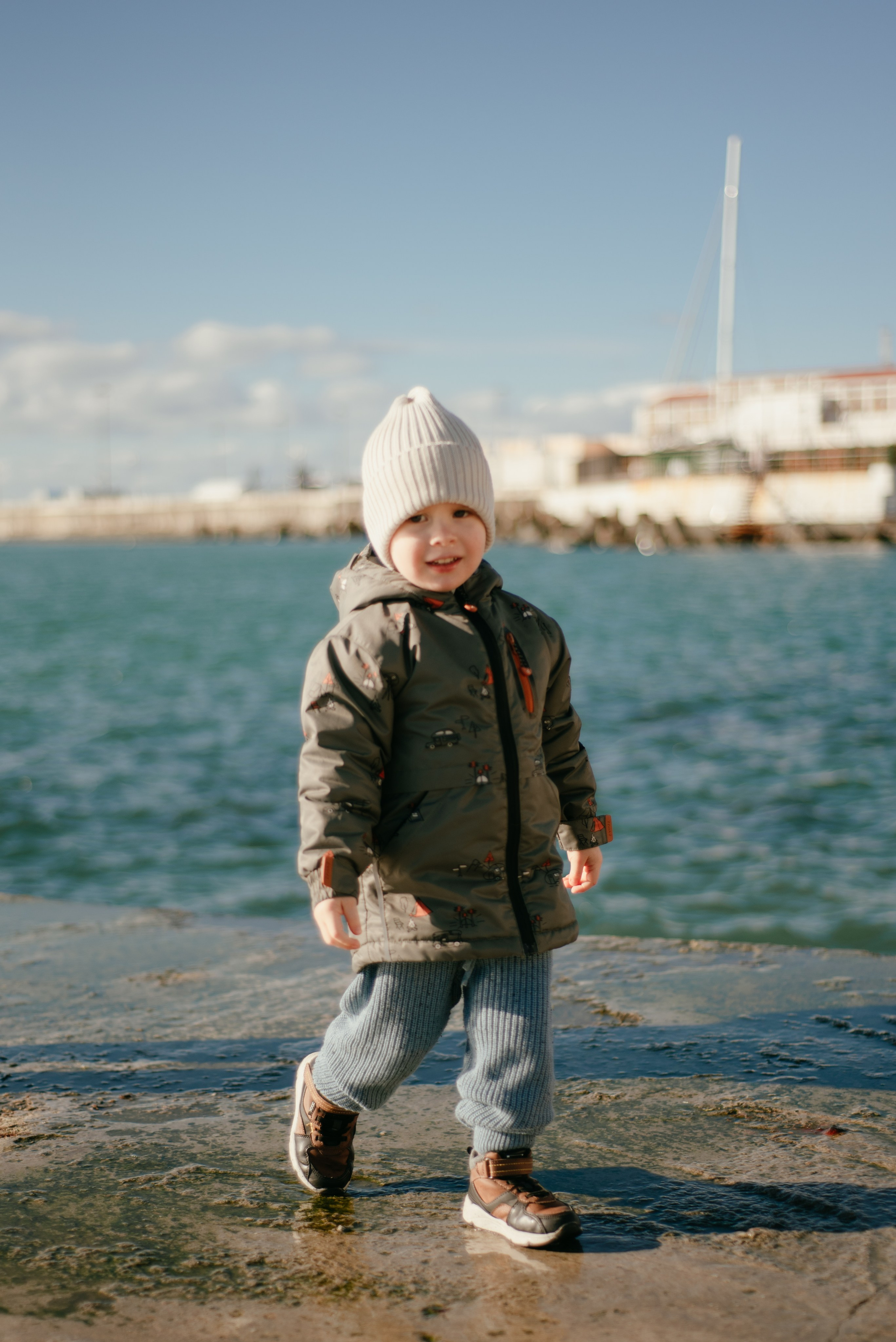 Зимнее море. Семейный и женский фотограф Лоо Краснодар Сочи Энем Татьяна Трибурт