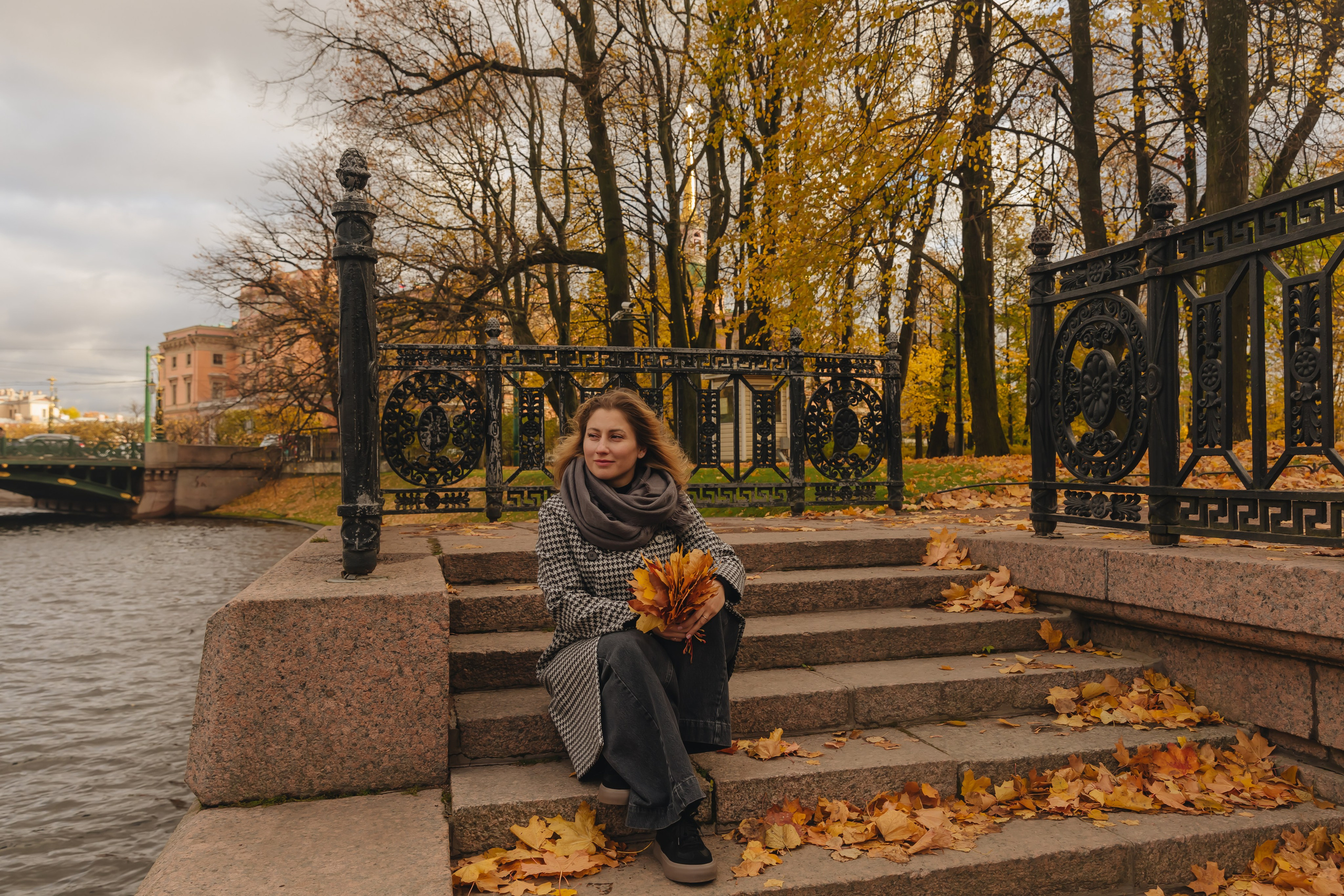 Прогулка в Золотую осень. Семейный фотограф в Санкт-Петербурге Ева Маркова
