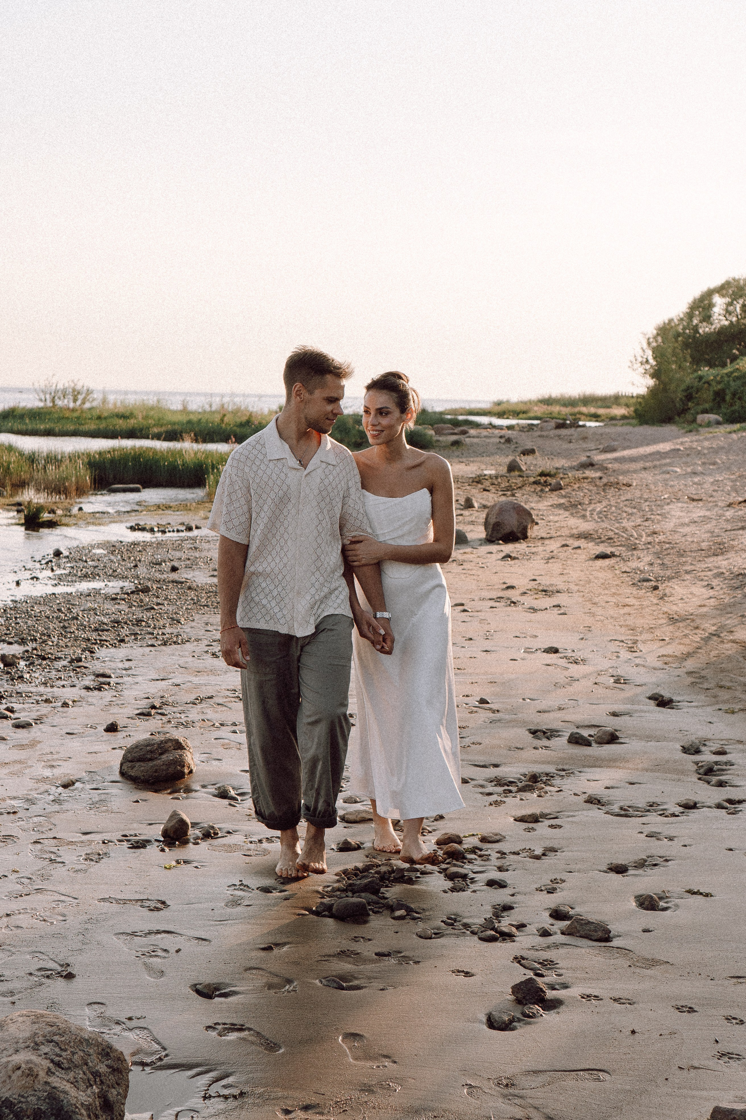 СВАДЕБНАЯ ФОТОСЕССИЯ ВЫЕЗДНОЙ ЦЕРЕМОНИИ (ФИНСКИЙ ЗАЛИВ). Профессиональный фотограф, Санкт-Петербург — Виктория Богомолова