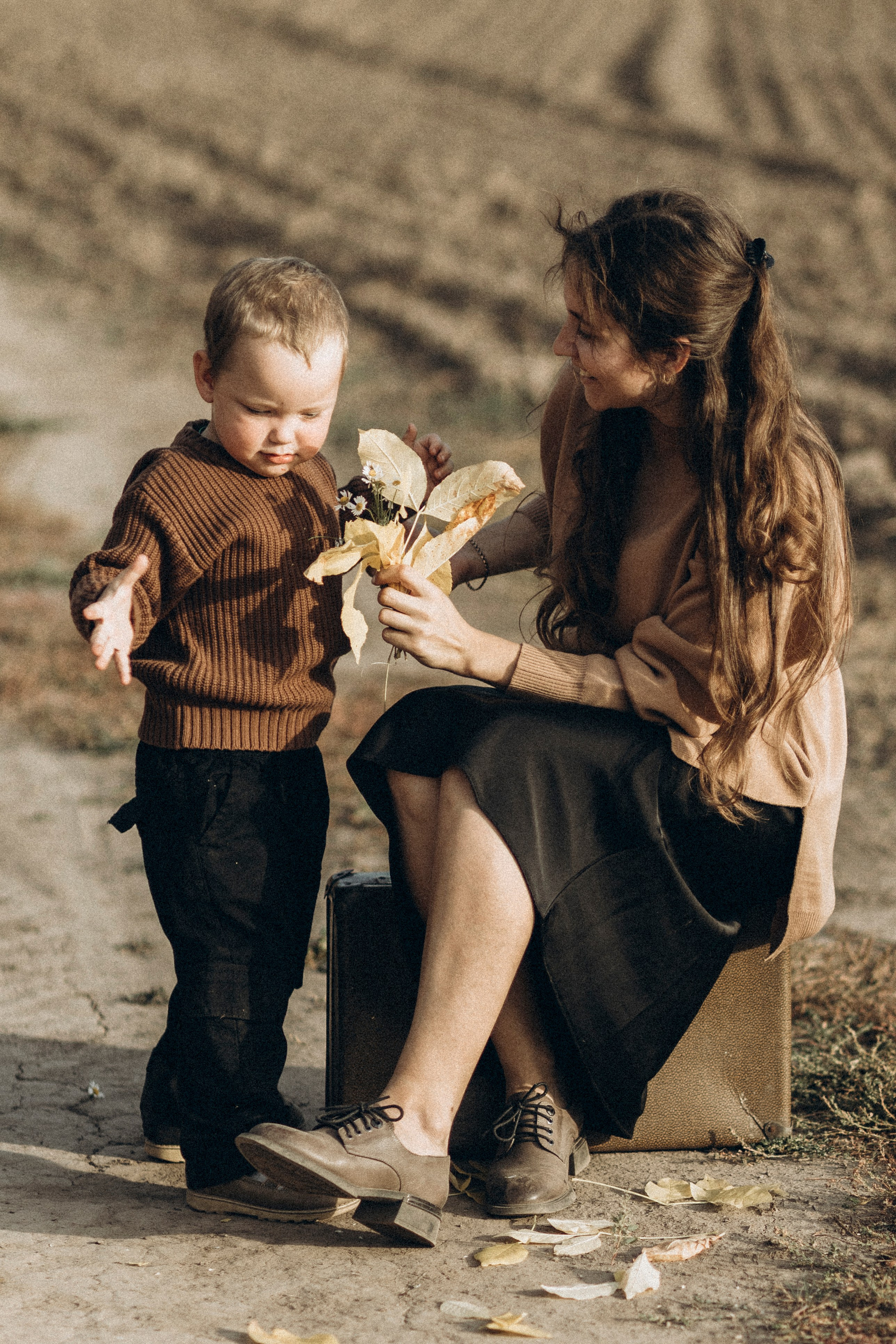 Осенняя прогулка для мамы и детей. Семейный и детский фотограф в Рязани Васюгова Мария