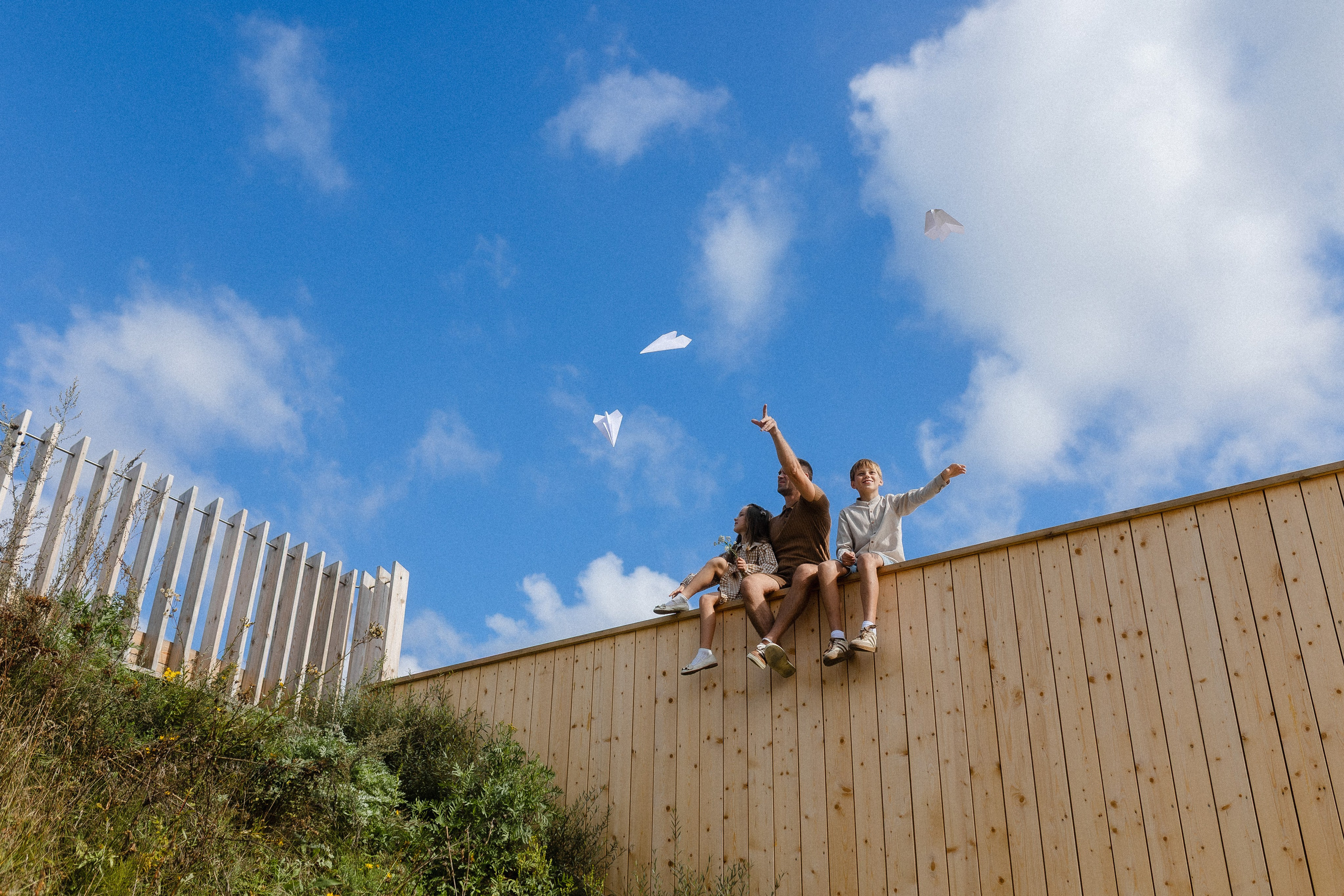 Бумажные самолетики. Семейный фотограф в Нижнем Новгороде Доронина Юлия