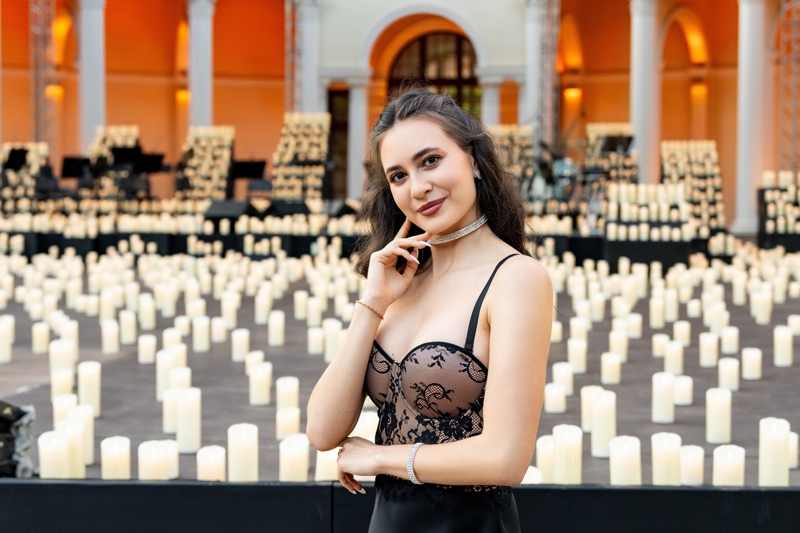 Симфонический оркестр Lumisfera при свечах. Фотограф Никита Комаров