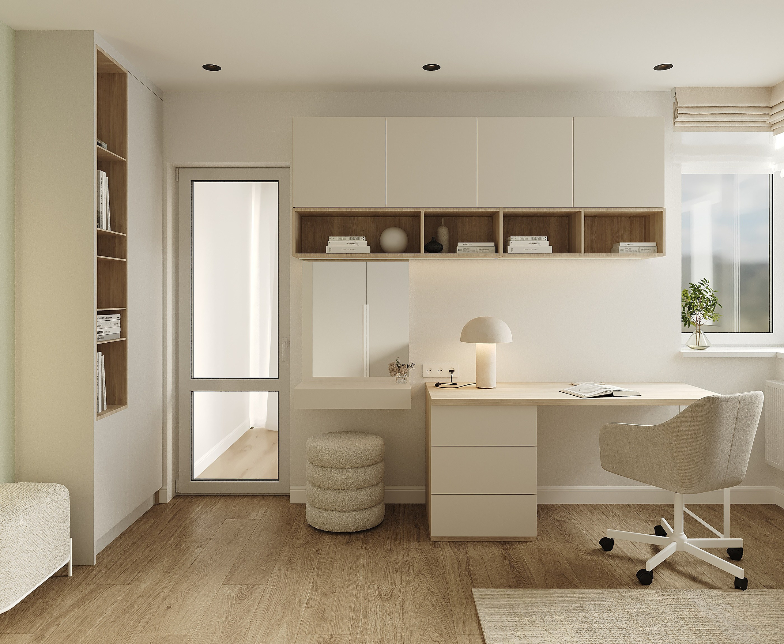 Современная квартира с элементами джапанди. Lina architector | Дизайн интерьера